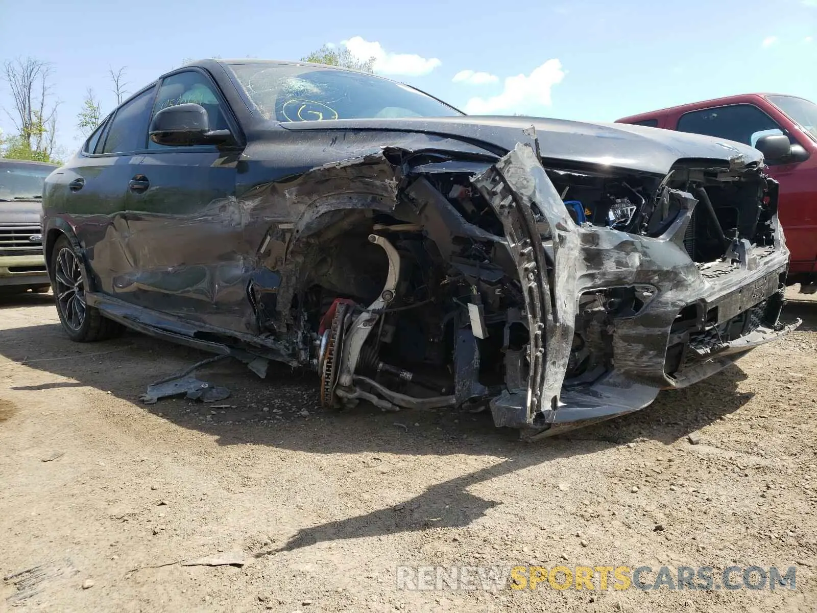 9 Photograph of a damaged car 5UXCY6C03M9F28154 BMW X6 2021