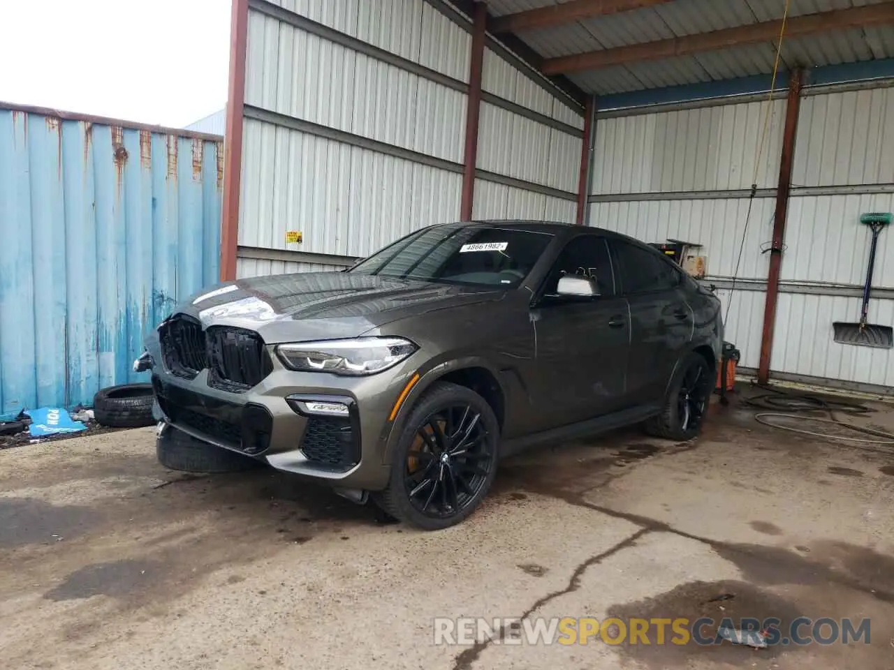 2 Photograph of a damaged car 5UXCY6C07M9E07949 BMW X6 2021