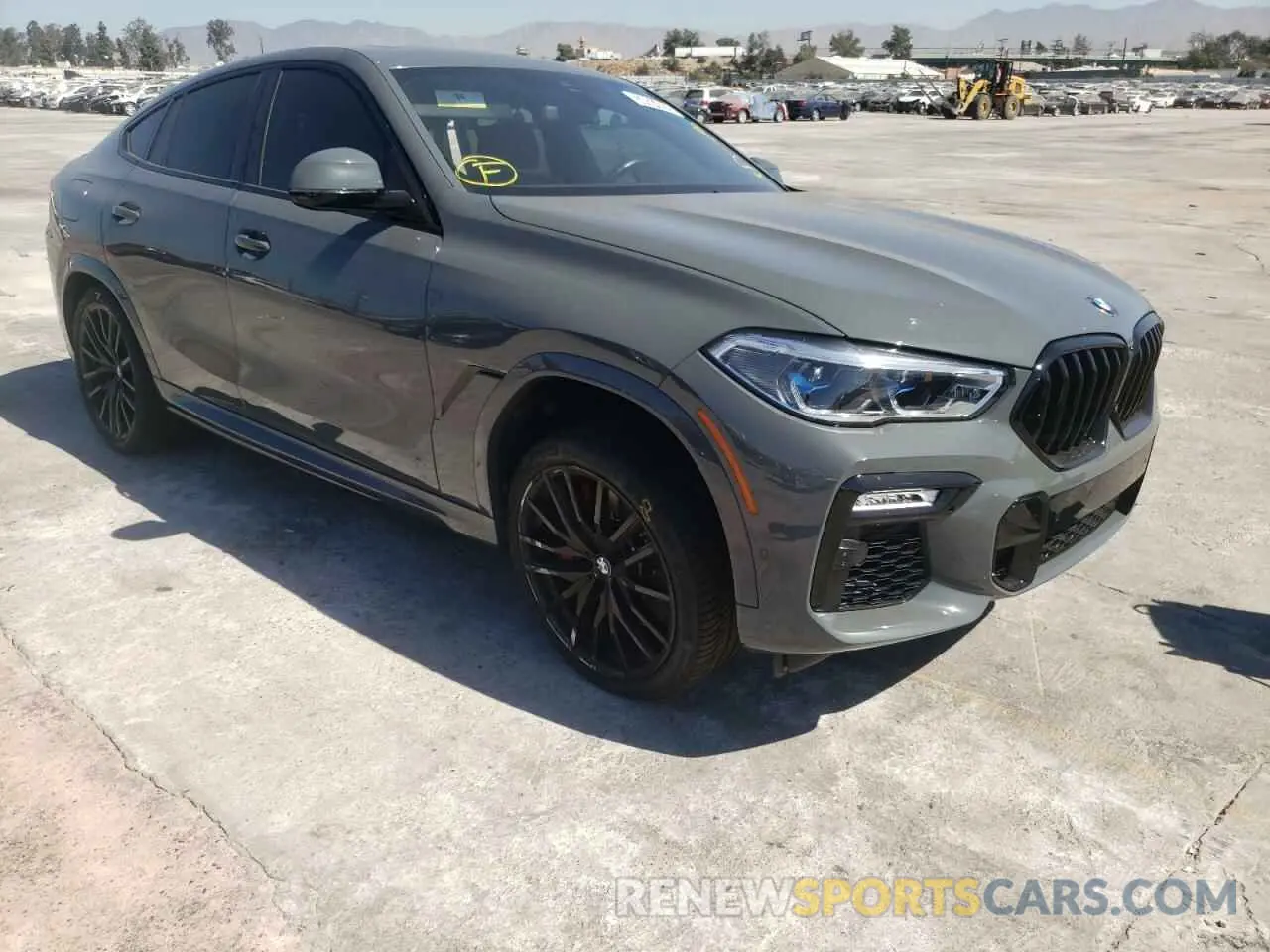 1 Photograph of a damaged car 5UXCY8C02M9F65546 BMW X6 2021