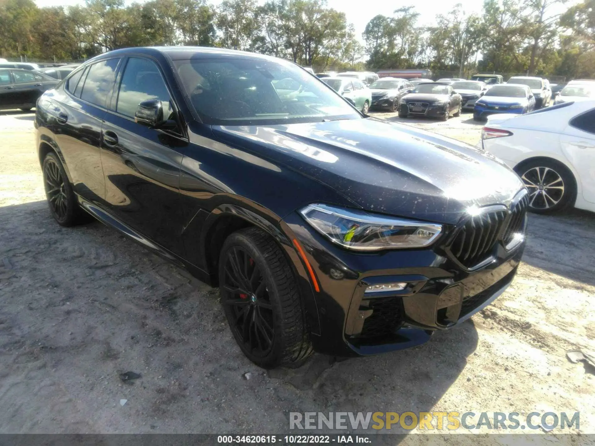 1 Photograph of a damaged car 5UXCY8C05M9E58958 BMW X6 2021