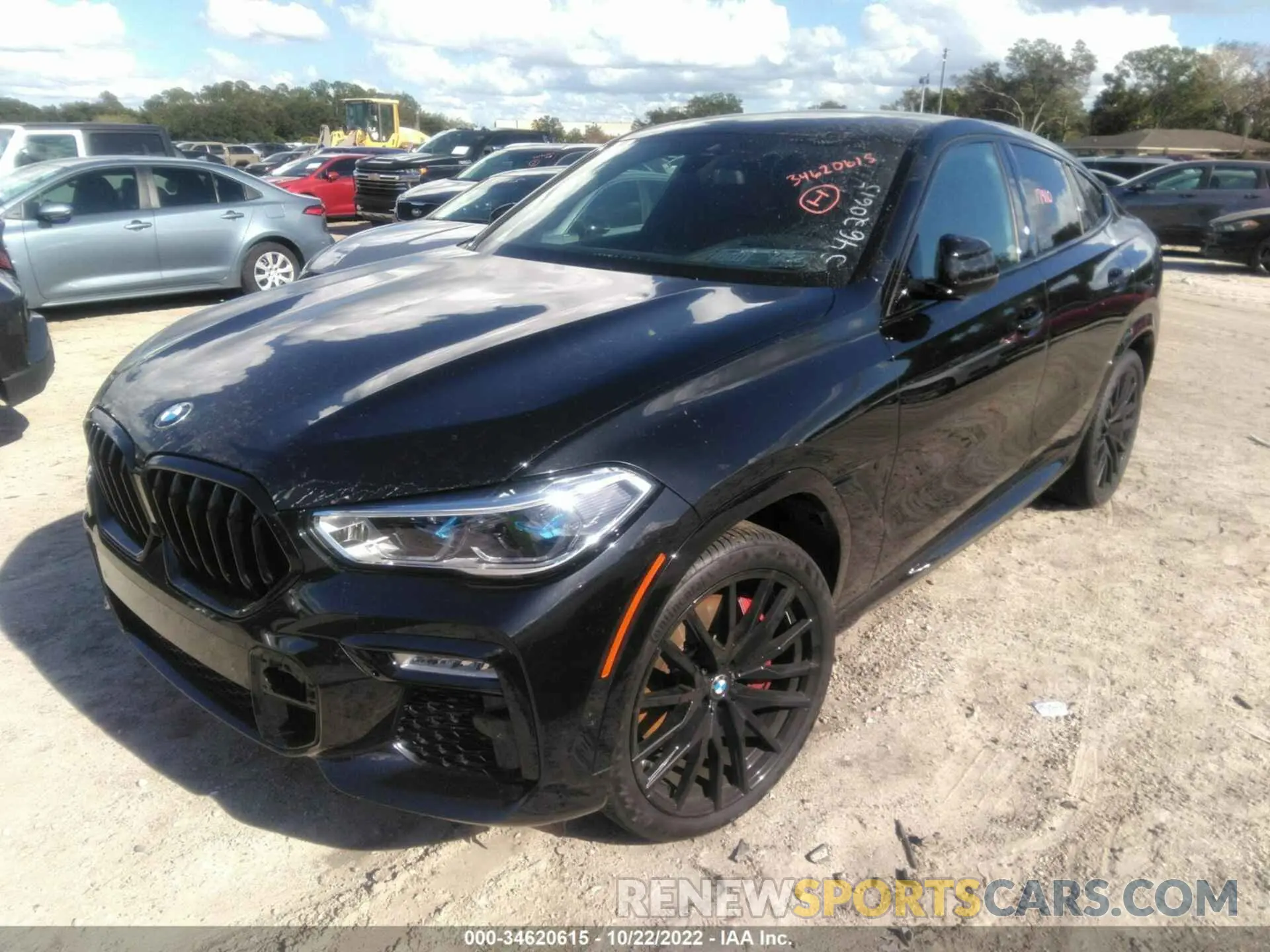 2 Photograph of a damaged car 5UXCY8C05M9E58958 BMW X6 2021
