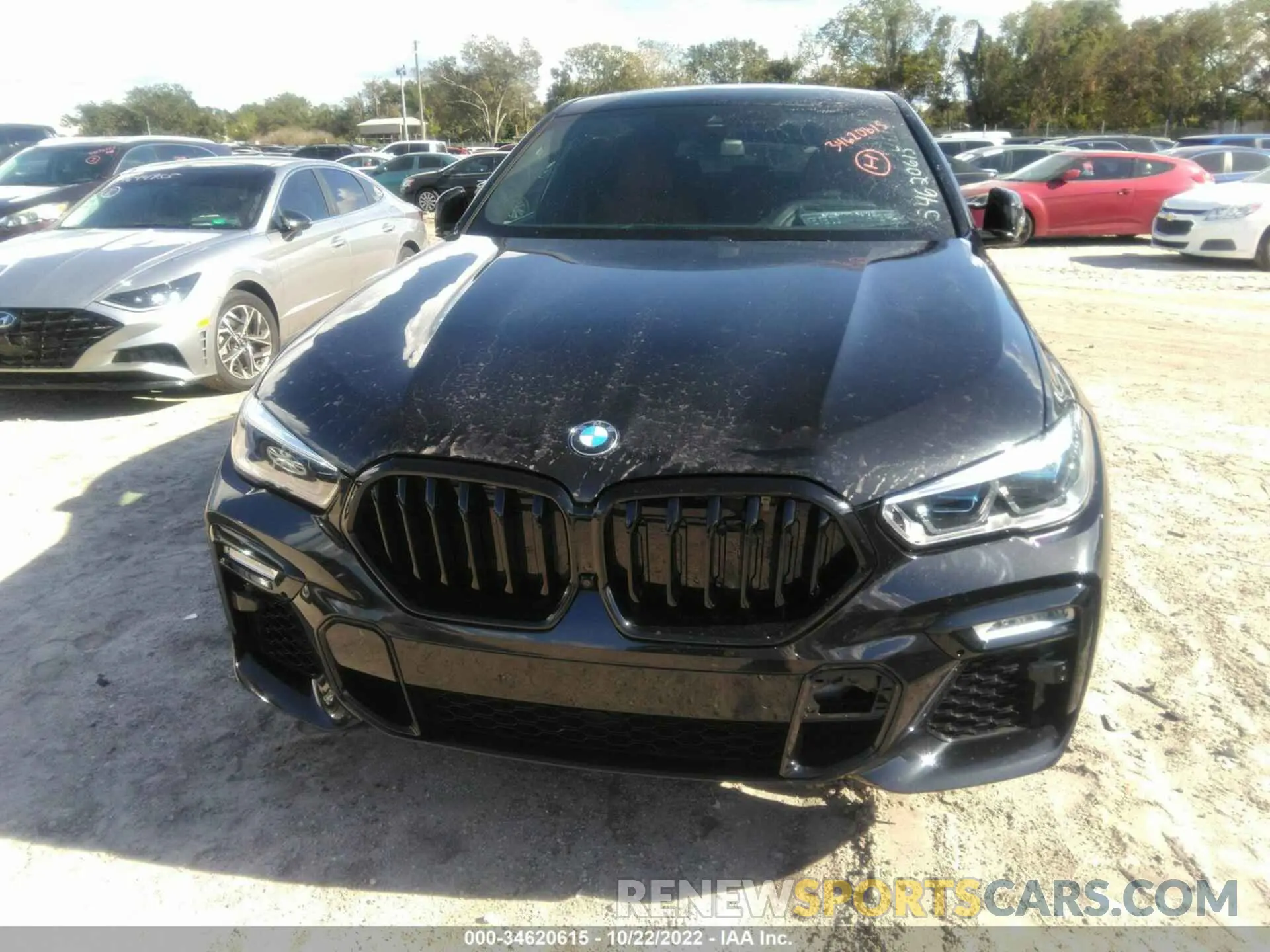 6 Photograph of a damaged car 5UXCY8C05M9E58958 BMW X6 2021