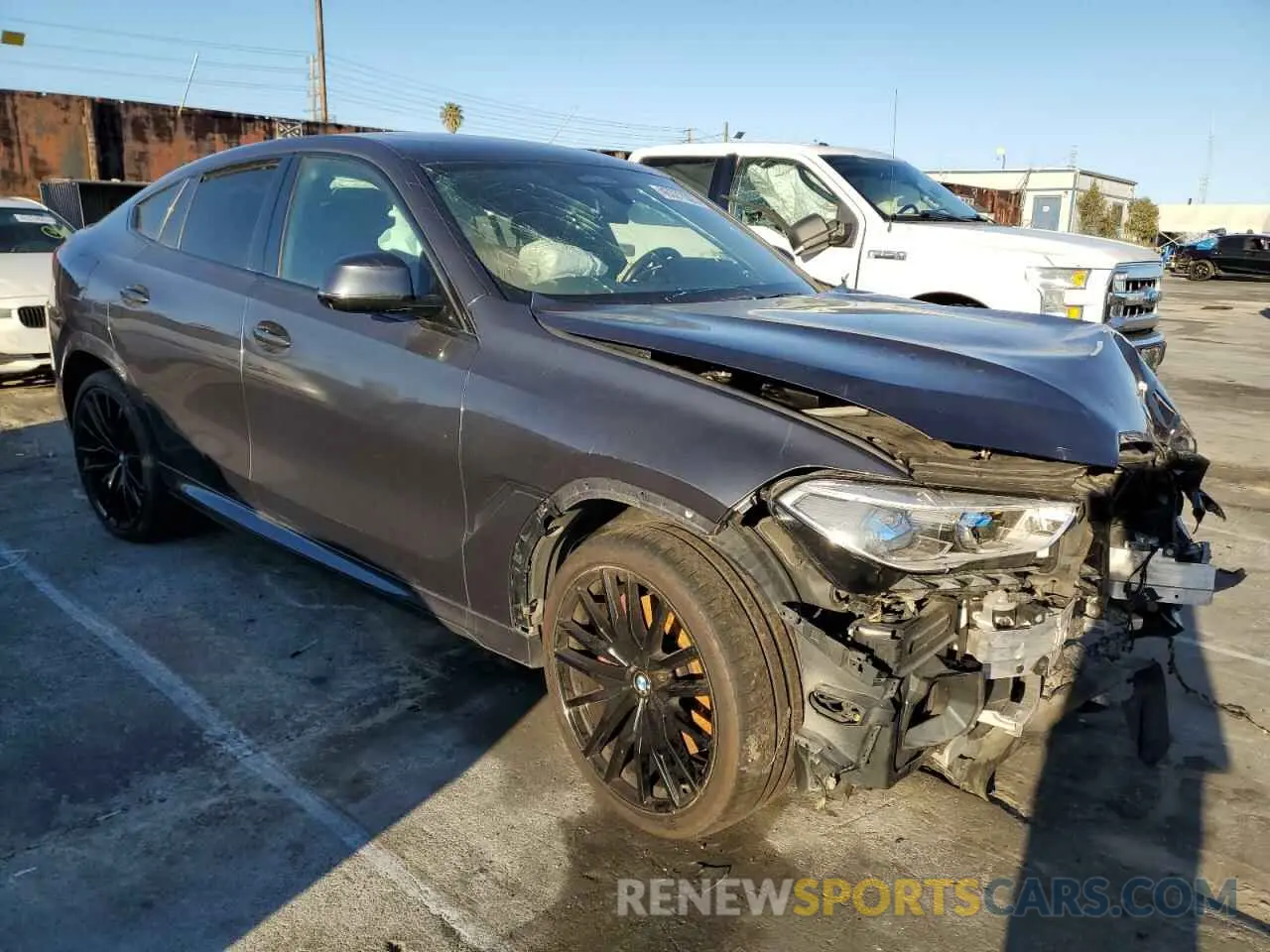 4 Фотография поврежденного автомобиля 5UXCY8C06M9E70553 BMW X6 2021