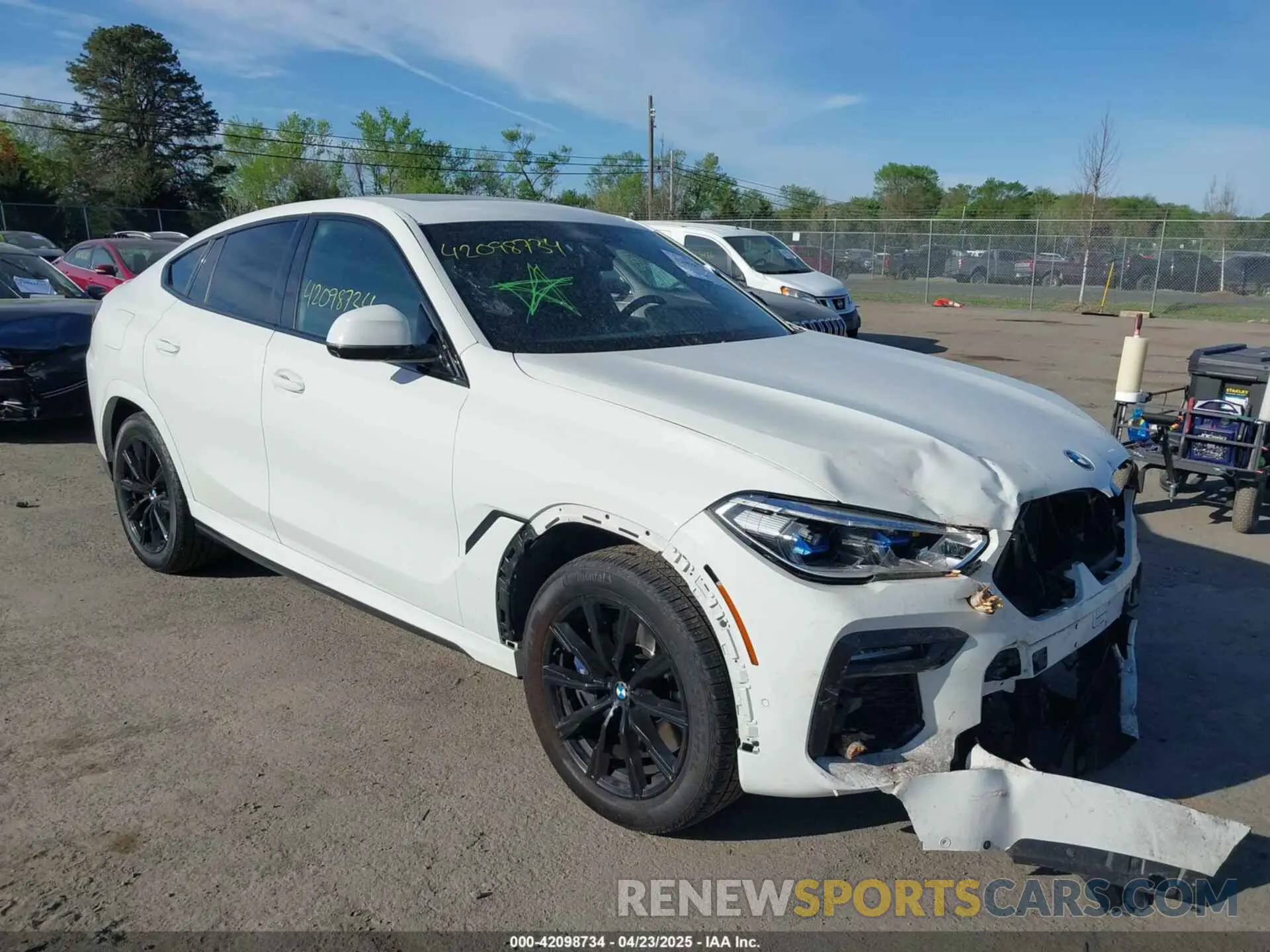 1 Фотография поврежденного автомобиля 5UXCY8C07M9E09762 BMW X6 2021