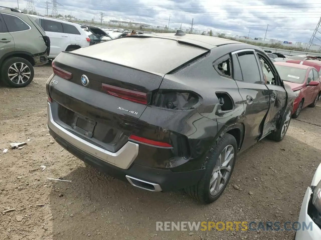 3 Фотография поврежденного автомобиля 5UXCY6C01N9K11052 BMW X6 2022