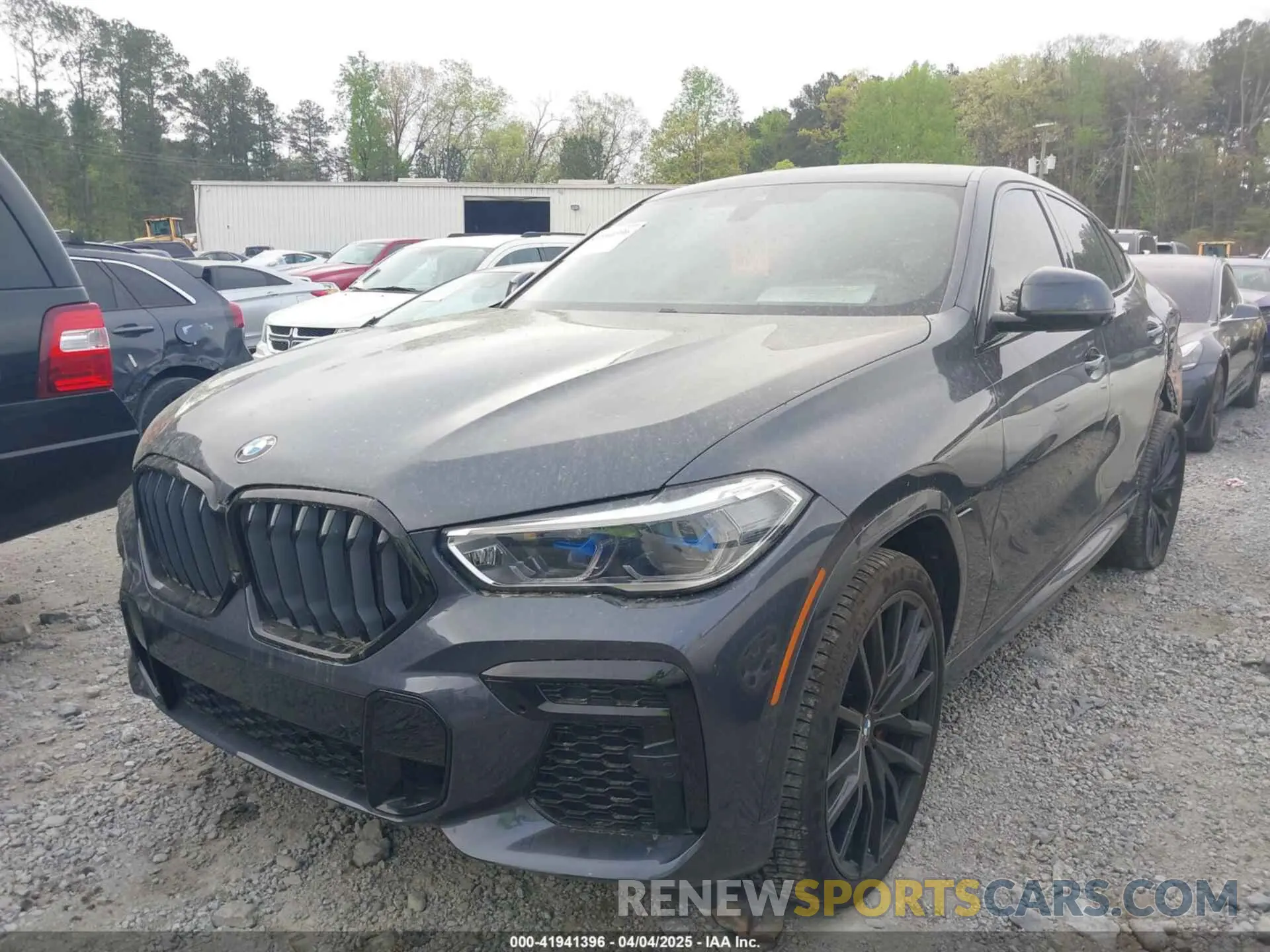2 Photograph of a damaged car 5UXCY6C08N9J52159 BMW X6 2022