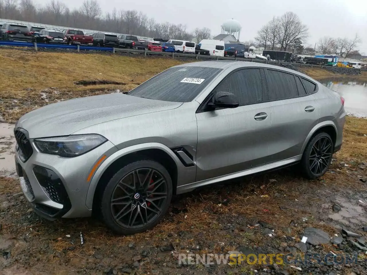 1 Photograph of a damaged car 5YMCY0C05N9N43128 BMW X6 2022
