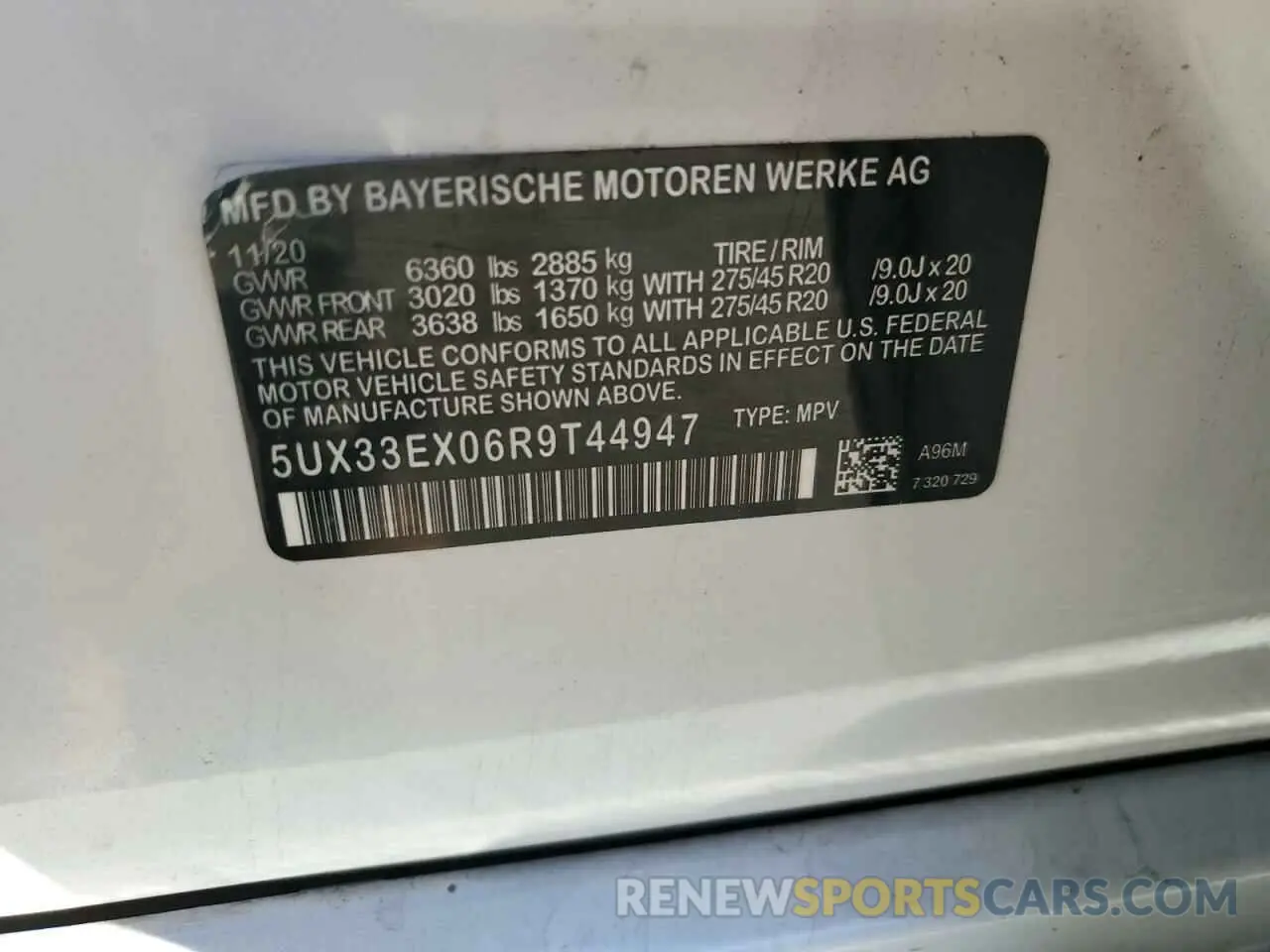 13 Фотография поврежденного автомобиля 5UX33EX06R9T30370 BMW X6 2024