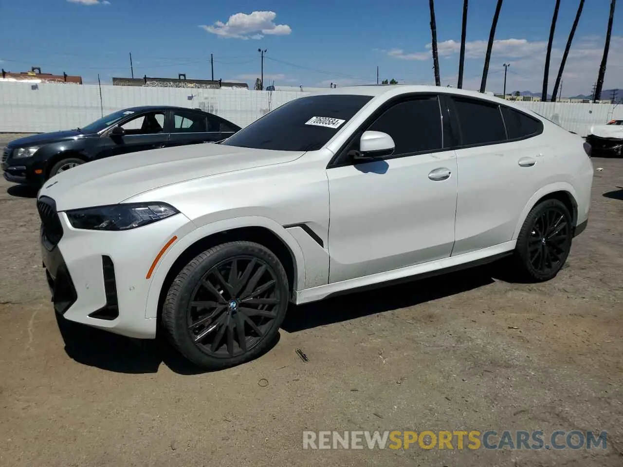 1 Photograph of a damaged car 5UX33EX08R9W08654 BMW X6 2024