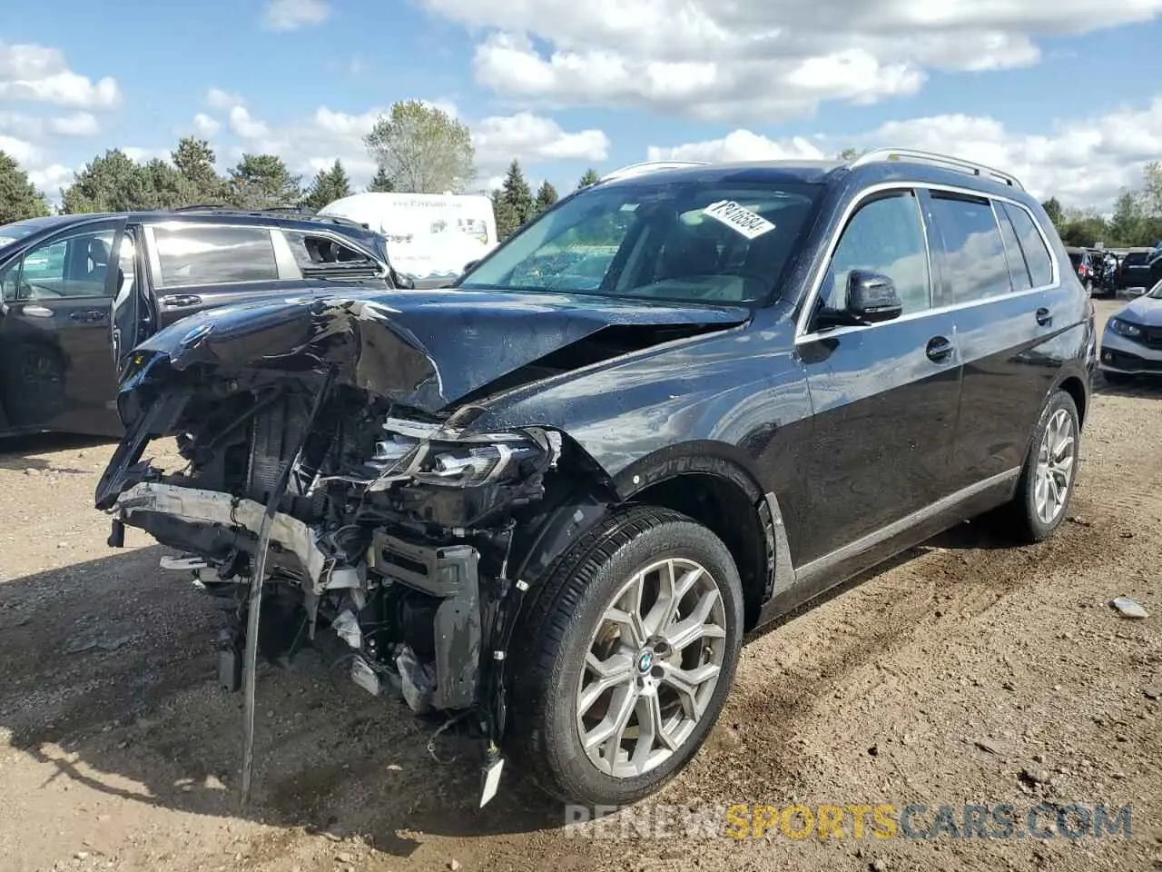 1 Photograph of a damaged car 5UXCW2C52KL085826 BMW X7 2019
