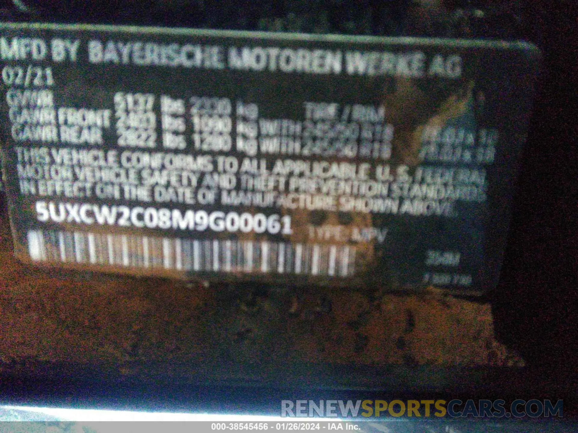 9 Фотография поврежденного автомобиля 5UXCW2C52KLB43551 BMW X7 2019