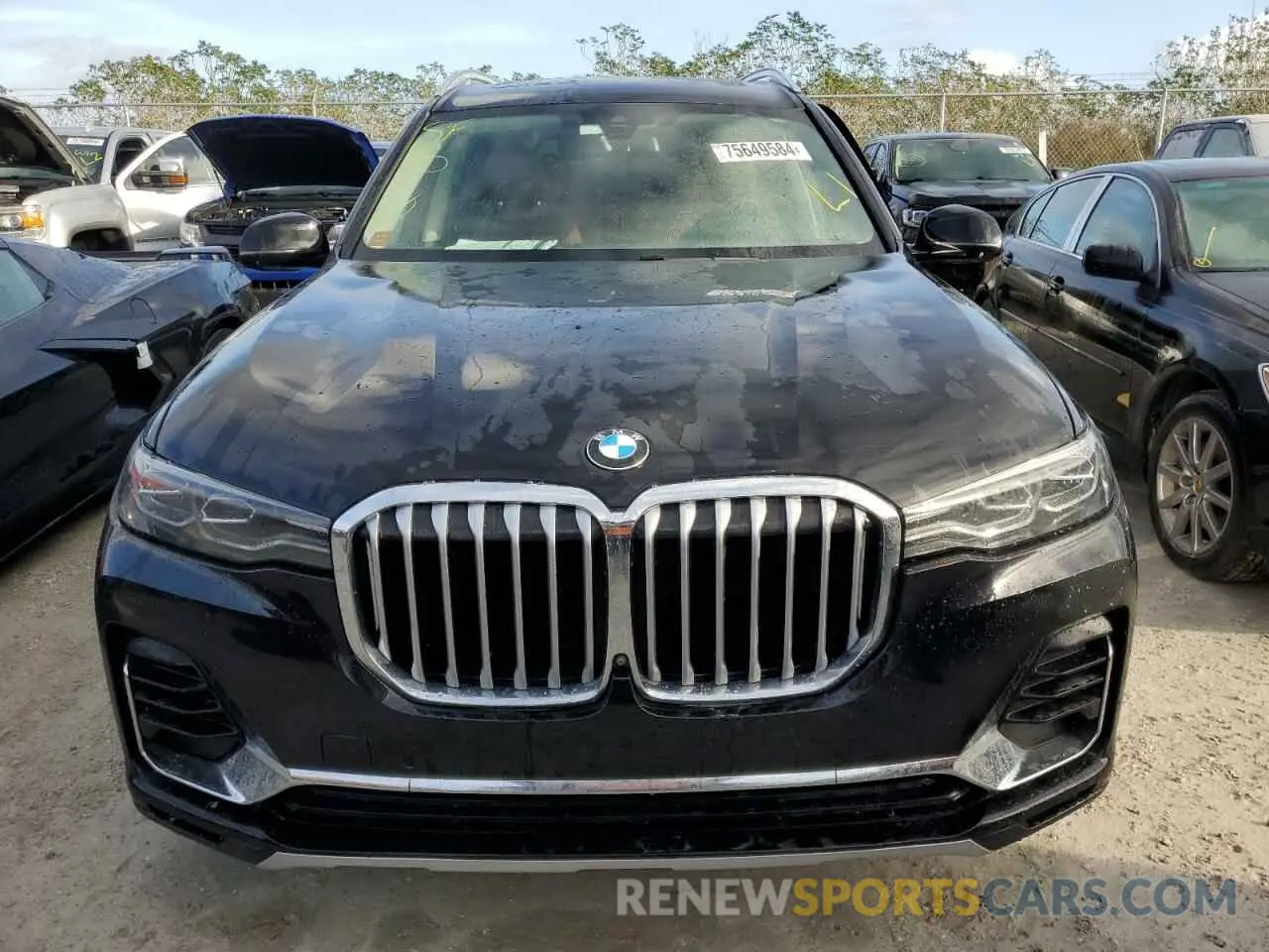 5 Photograph of a damaged car 5UXCW2C56KL083383 BMW X7 2019