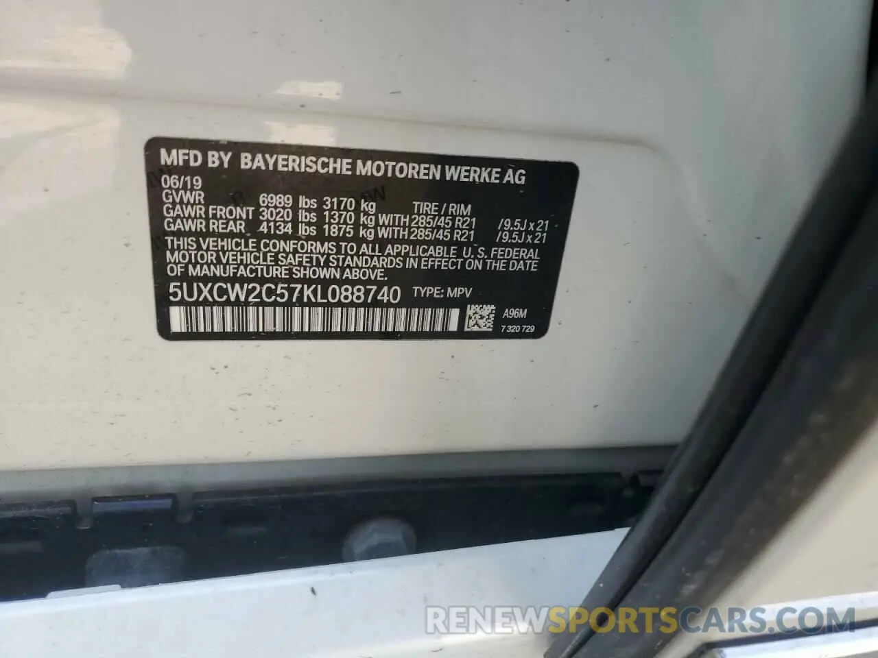 14 Фотография поврежденного автомобиля 5UXCW2C57KL088740 BMW X7 2019