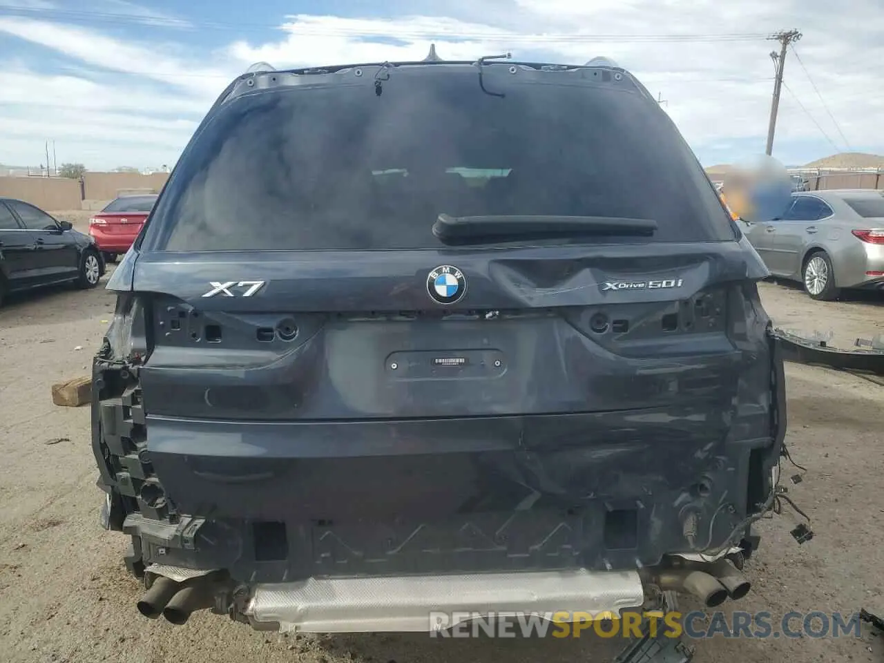 6 Photograph of a damaged car 5UXCX4C51KLB39757 BMW X7 2019