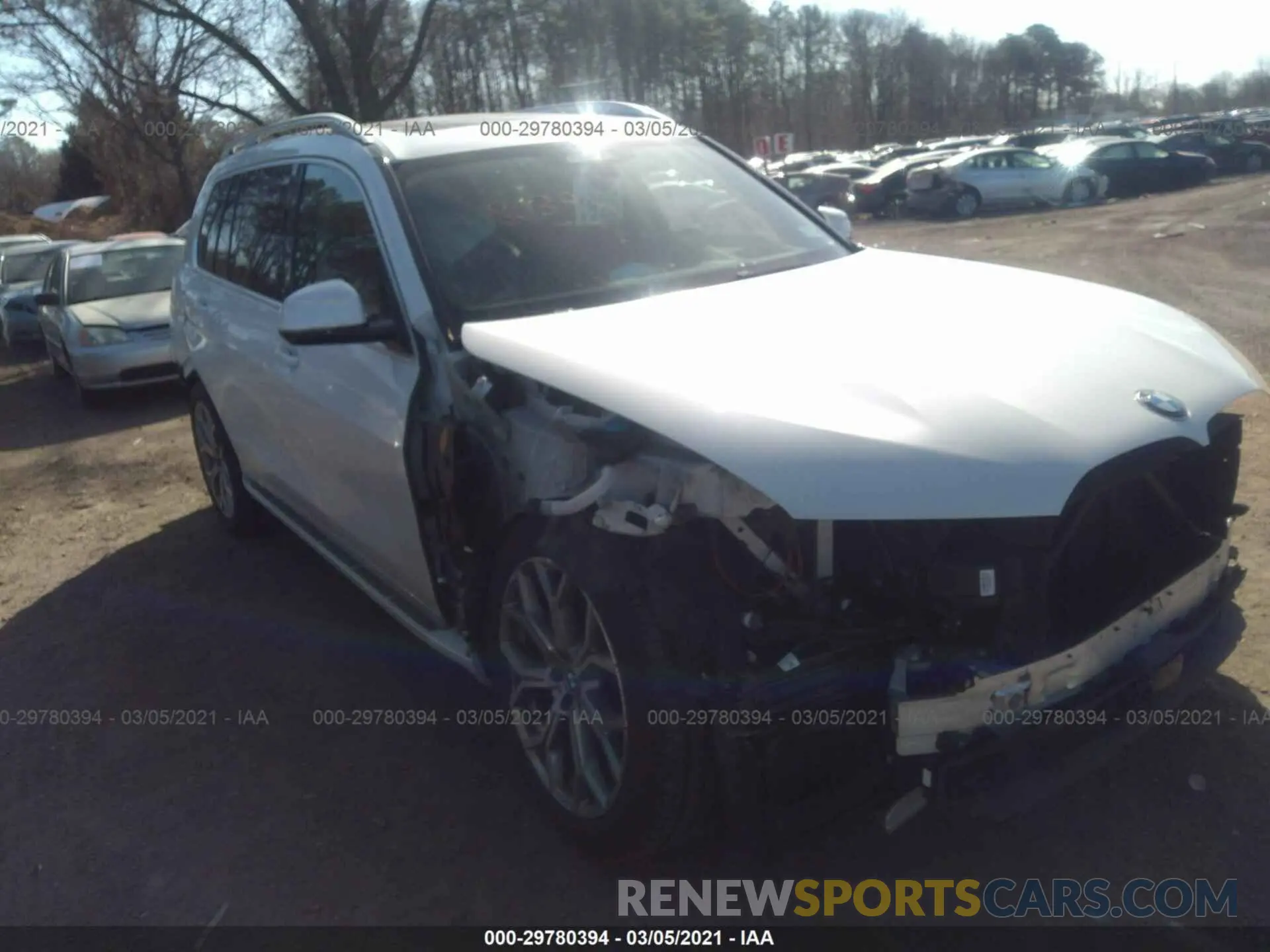 1 Photograph of a damaged car 5UXCX4C51KLS35935 BMW X7 2019