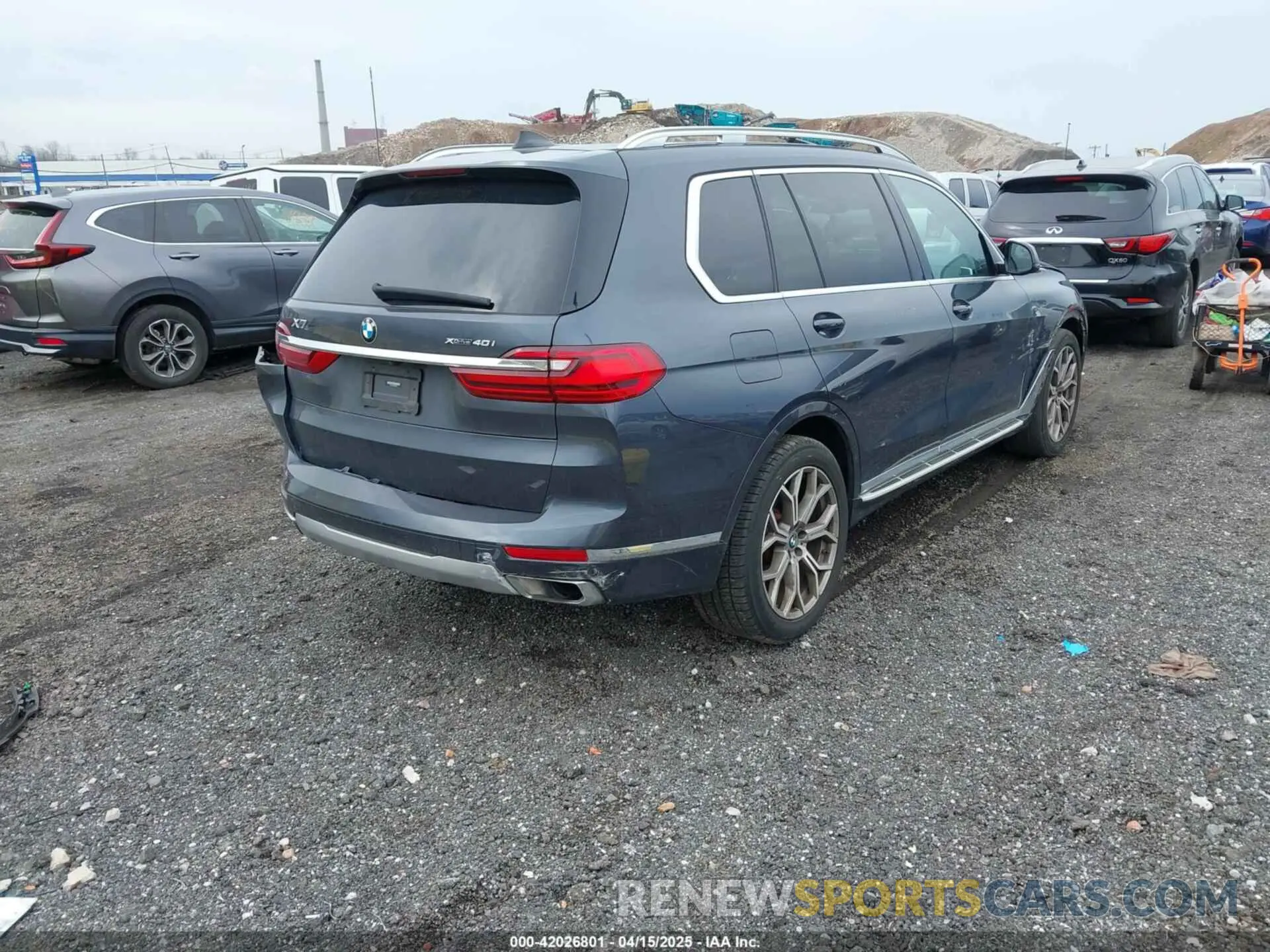 4 Фотография поврежденного автомобиля 5UXCW2C03L9B38605 BMW X7 2020