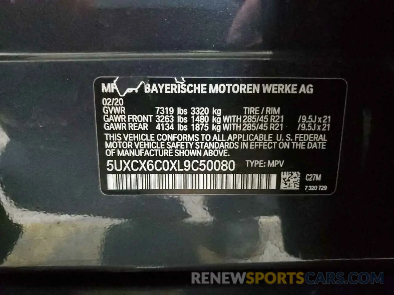 13 Фотография поврежденного автомобиля 5UXCX6C0XL9C50080 BMW X7 2020