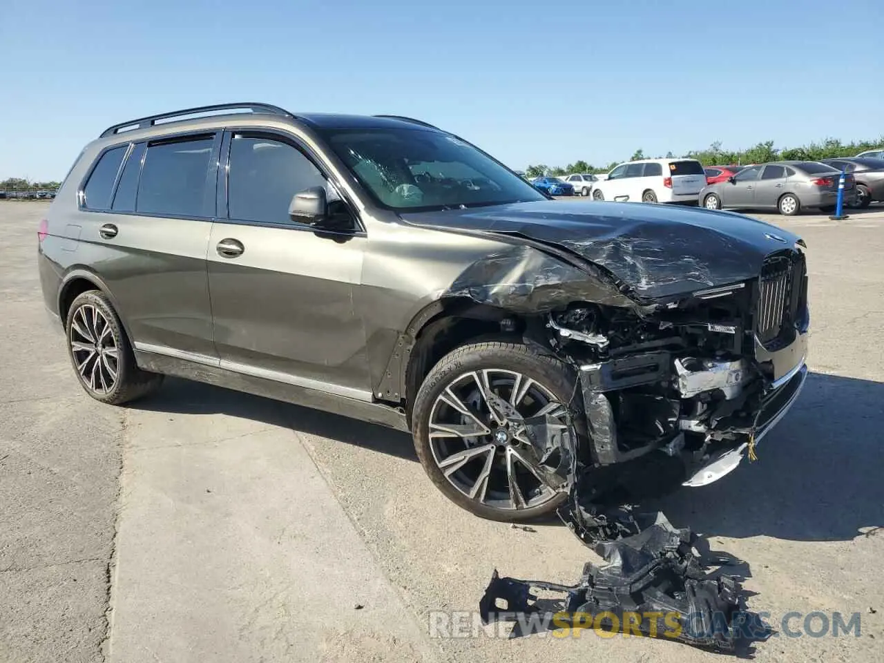 4 Фотография поврежденного автомобиля 5UXCW2C04M9F03701 BMW X7 2021
