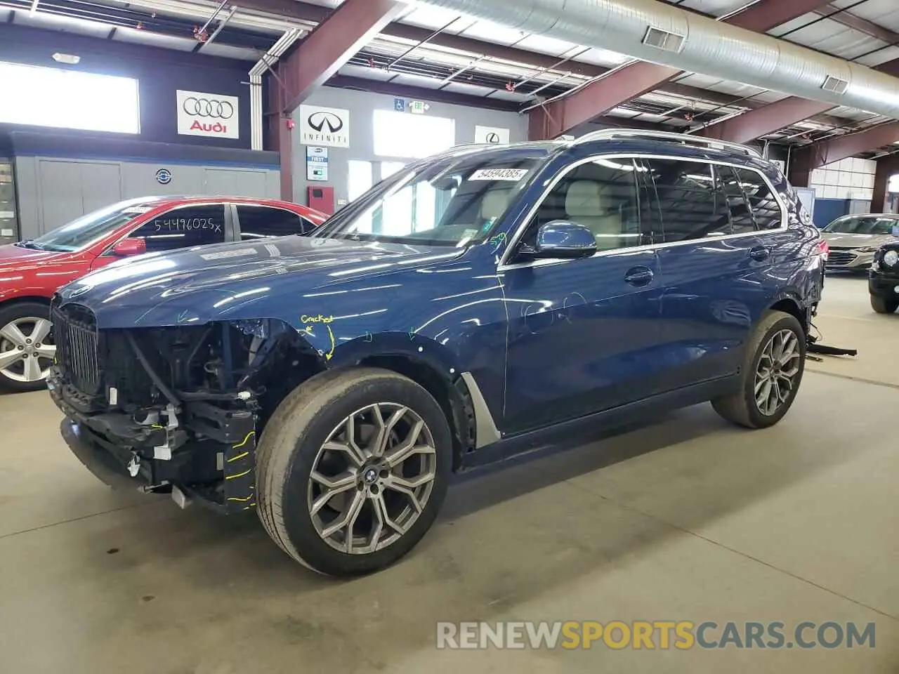 1 Фотография поврежденного автомобиля 5UXCW2C05M9E78873 BMW X7 2021