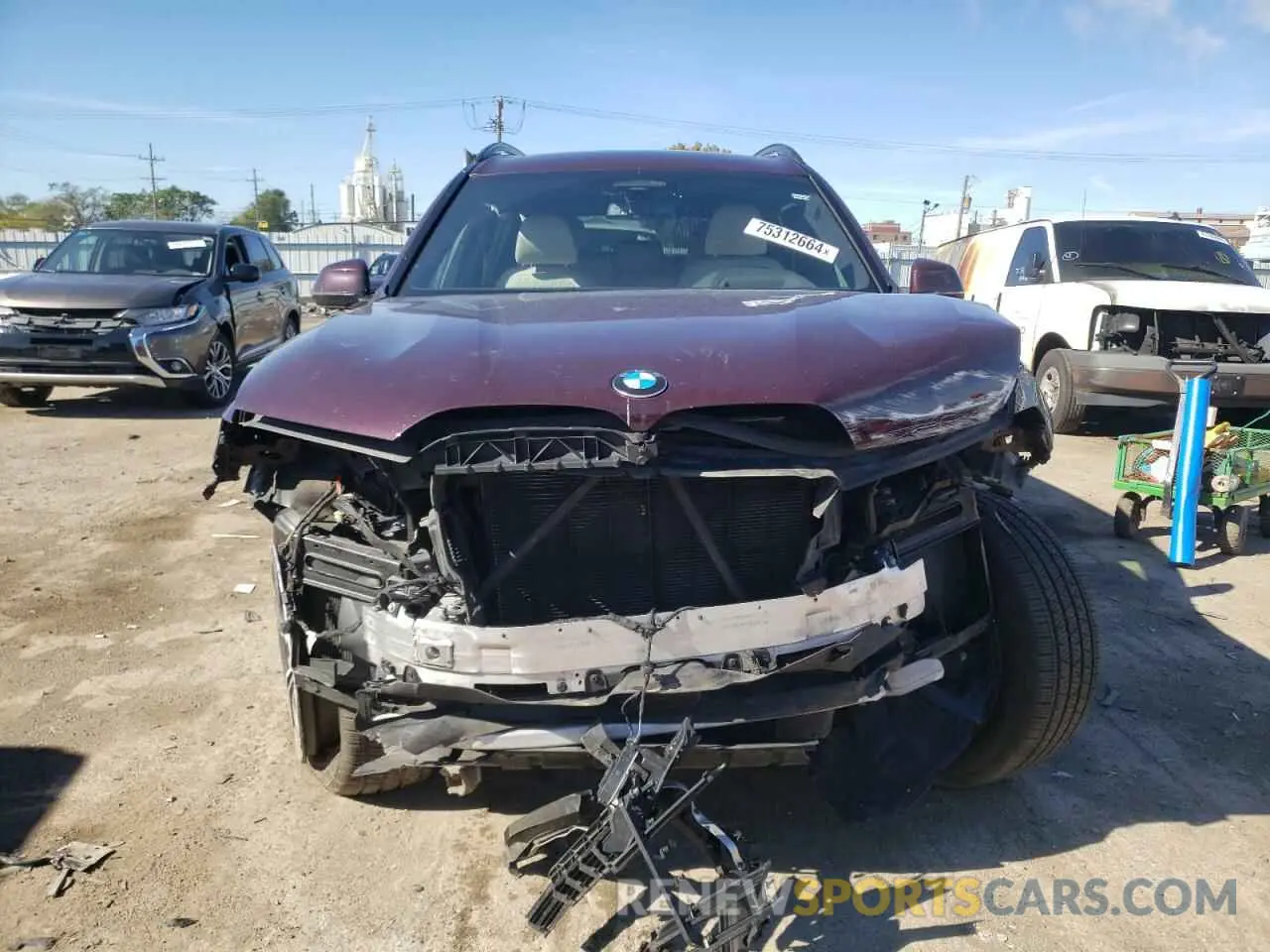 5 Фотография поврежденного автомобиля 5UXCW2C0XM9E72180 BMW X7 2021