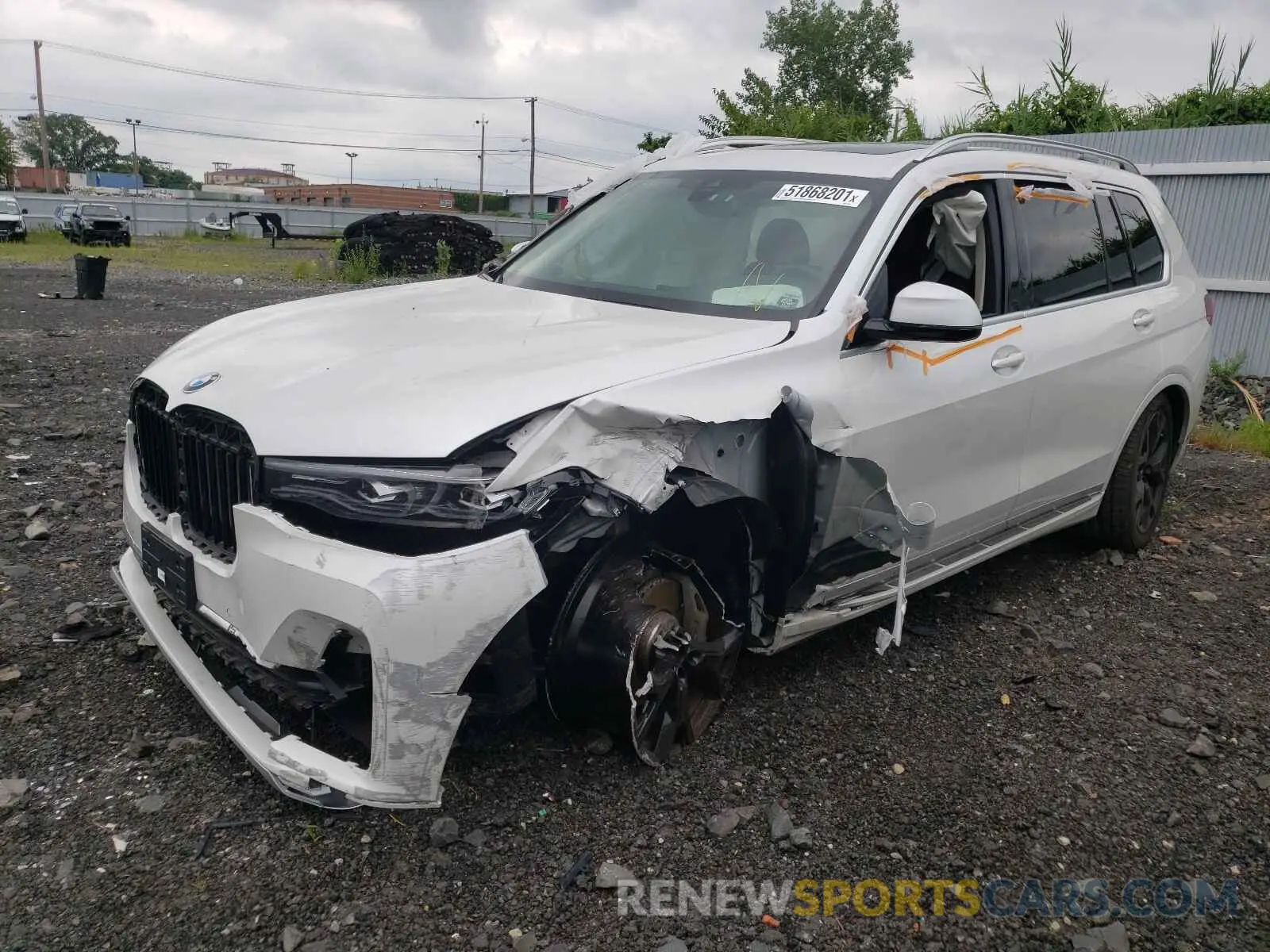 2 Photograph of a damaged car 5UXCW2C0XM9G07528 BMW X7 2021