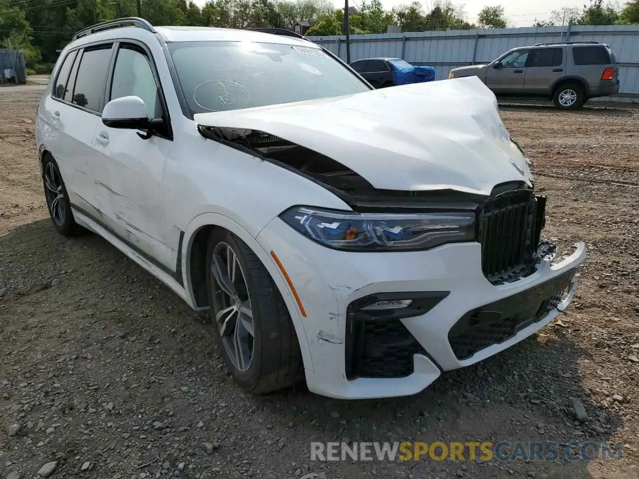 1 Photograph of a damaged car 5UXCX6C0XN9K79143 BMW X7 2022