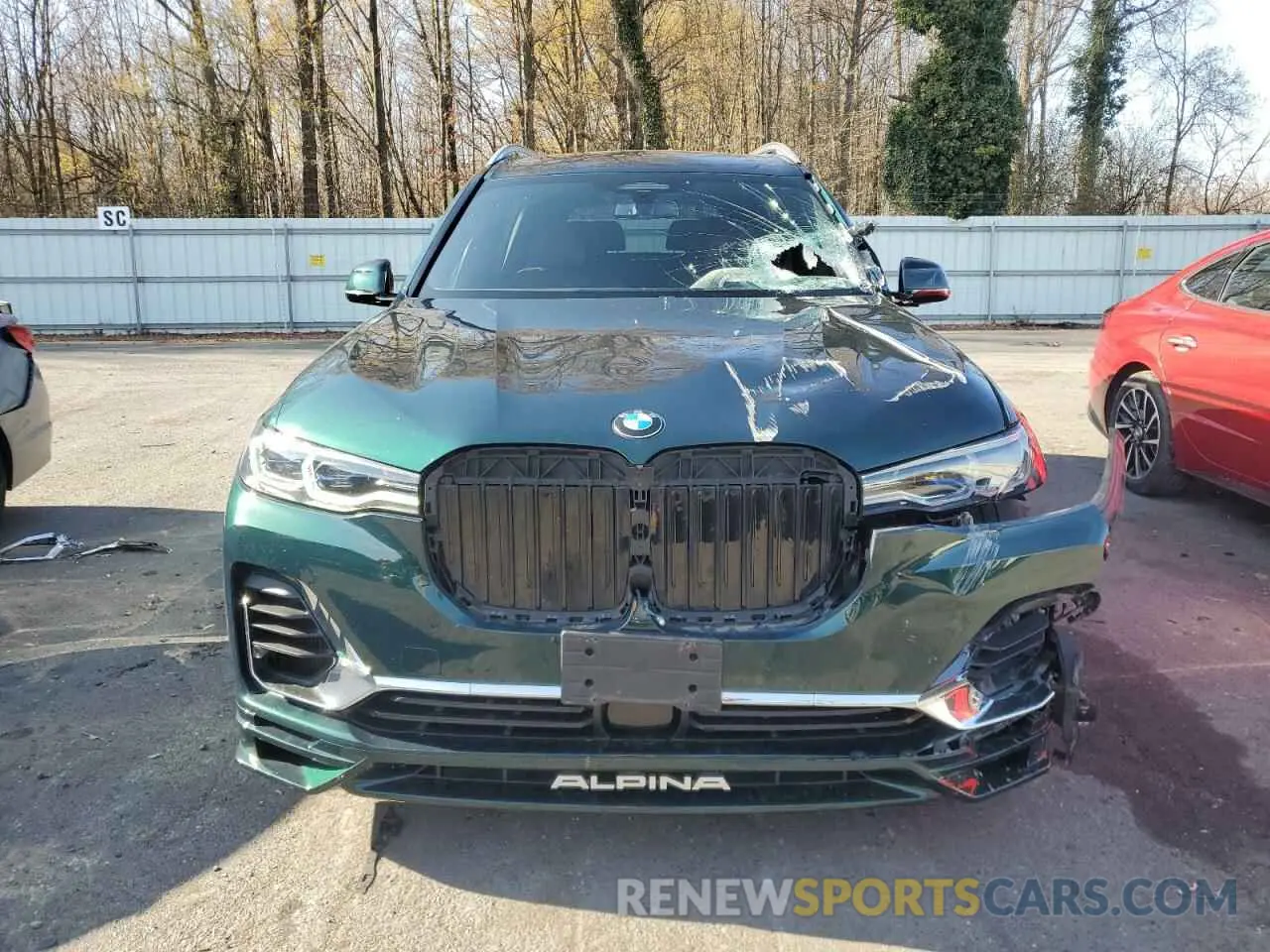 5 Photograph of a damaged car 5UXCX6C14N9M42846 BMW X7 2022