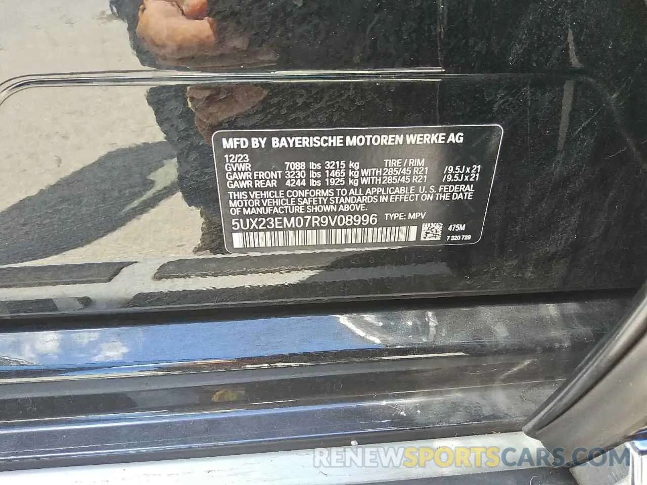 13 Фотография поврежденного автомобиля 5UX23EM07R9V08996 BMW X7 2024