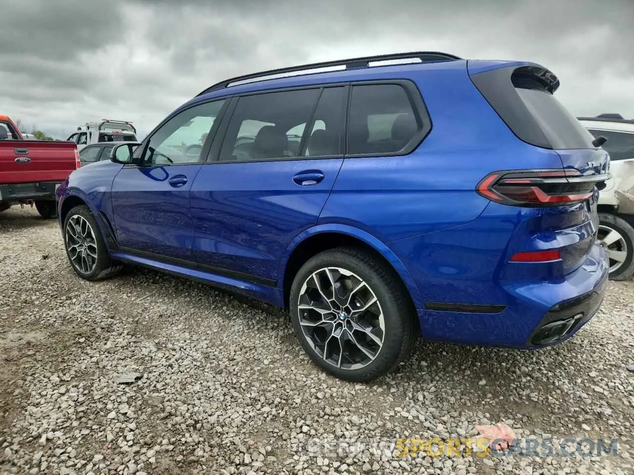 2 Фотография поврежденного автомобиля 5UX33EM0XR9W00155 BMW X7 M60I 2024