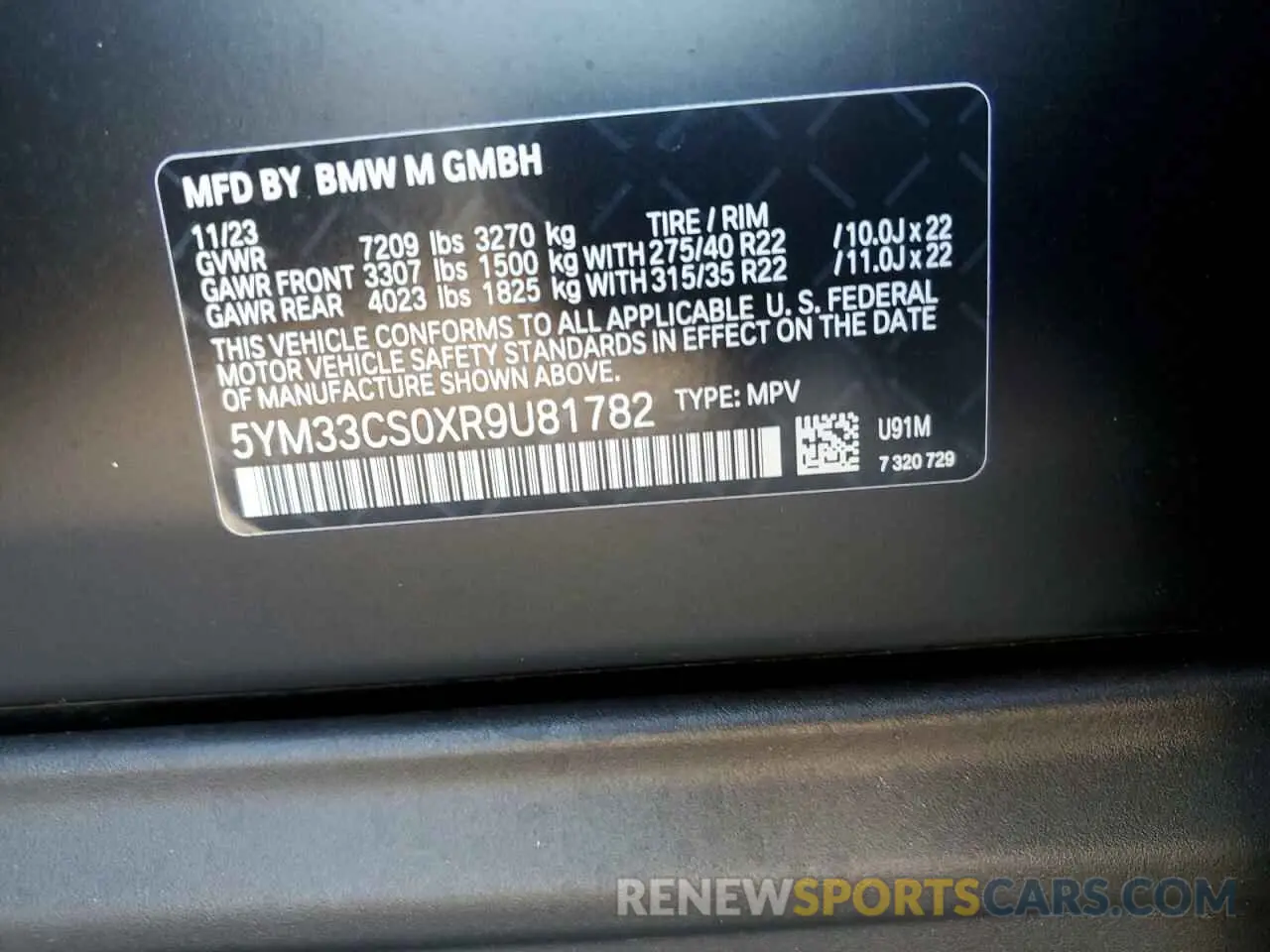 13 Фотография поврежденного автомобиля 5YM33CS0XR9U81782 BMW XM LABEL 2024