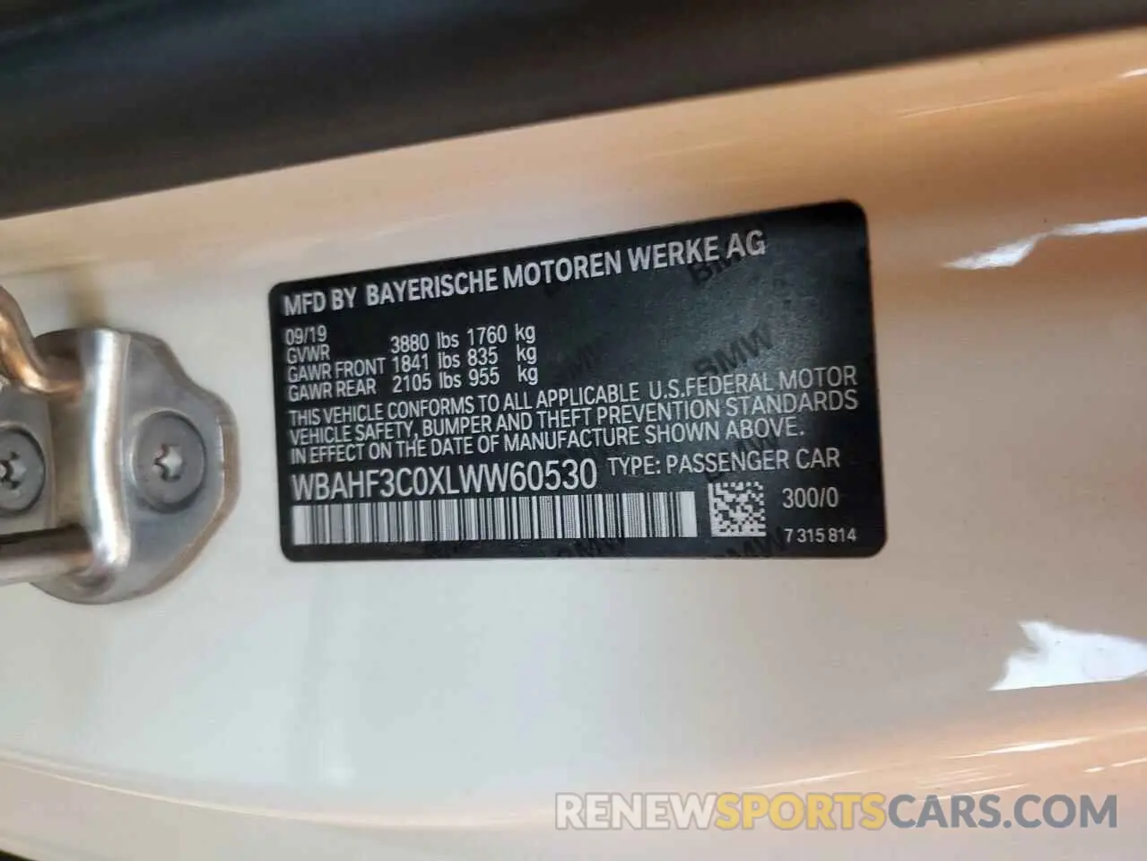 12 Фотография поврежденного автомобиля WBAHF3C0XLWW60530 BMW Z4 2020