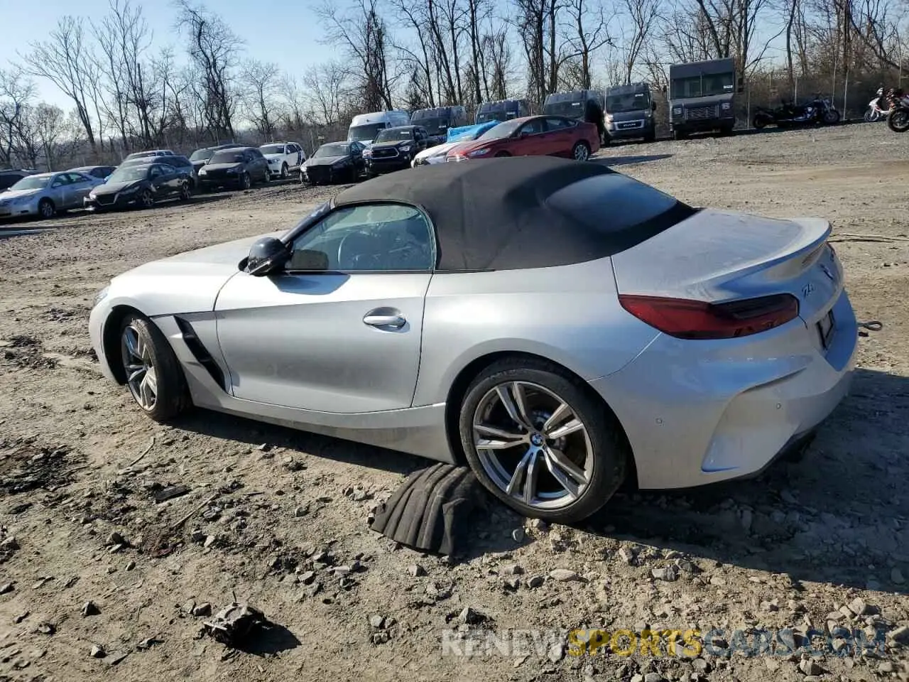 2 Photograph of a damaged car WBAHF3C03NWX99398 BMW Z4 2022