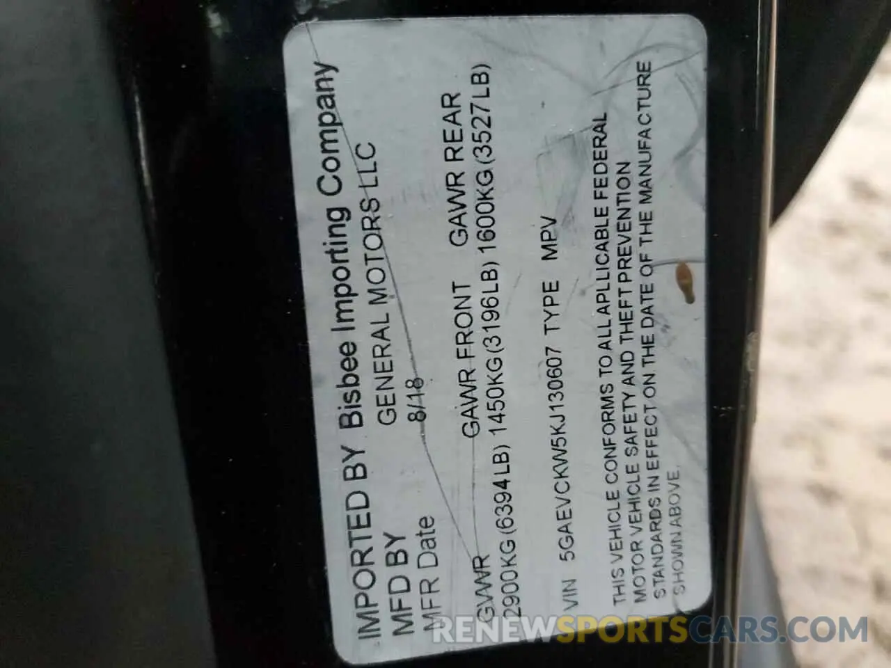 14 Фотография поврежденного автомобиля 5GAEVCKW5KJ130607 BUICK ENCLAVE 2019