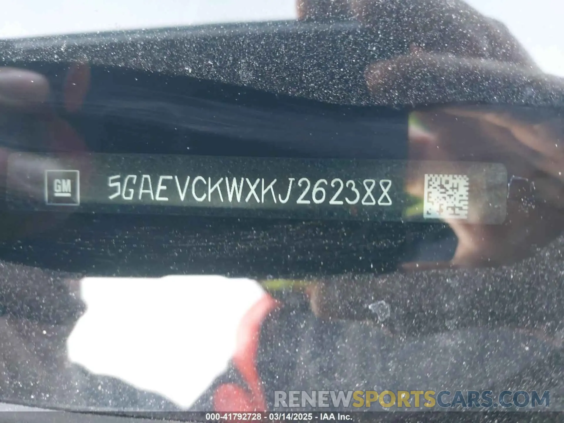 9 Photograph of a damaged car 5GAEVCKWXKJ262388 BUICK ENCLAVE 2019