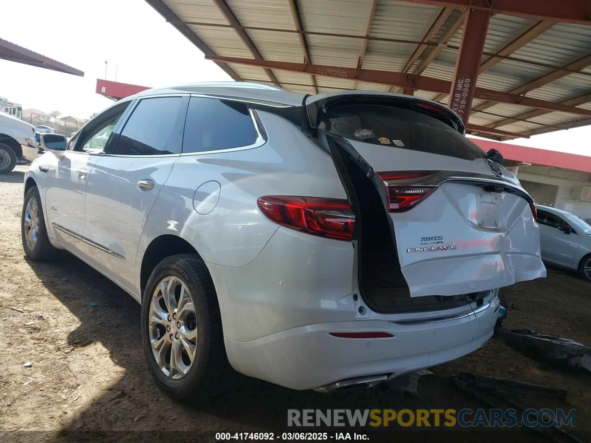 3 Photograph of a damaged car 5GAERDKW0LJ258250 BUICK ENCLAVE 2020