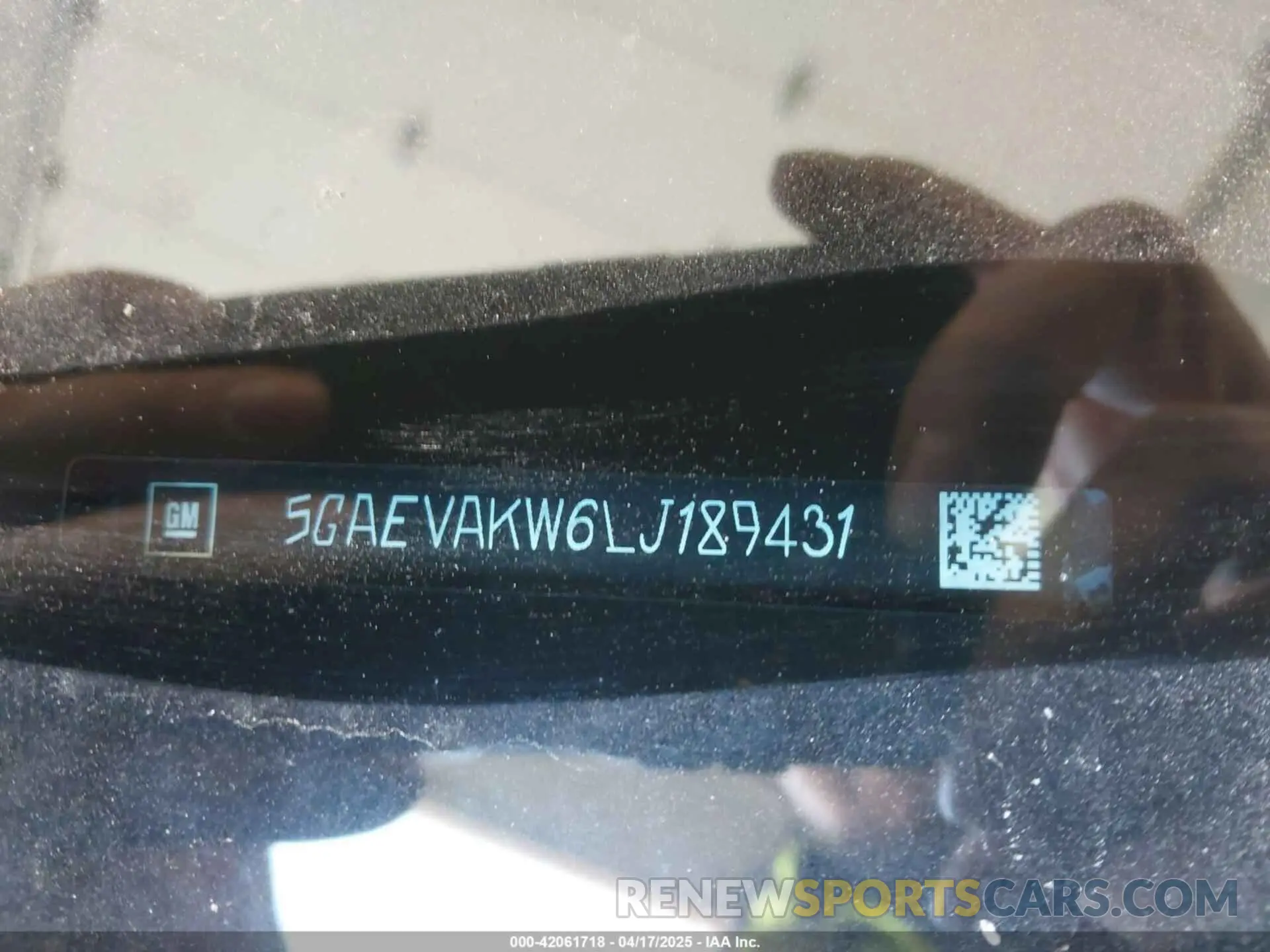 9 Фотография поврежденного автомобиля 5GAEVAKW6LJ189431 BUICK ENCLAVE 2020