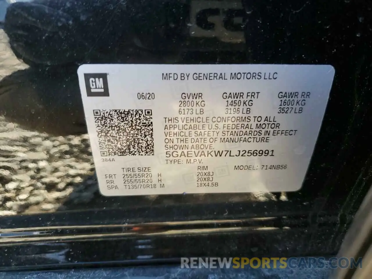 13 Фотография поврежденного автомобиля 5GAEVAKW7LJ256991 BUICK ENCLAVE 2020