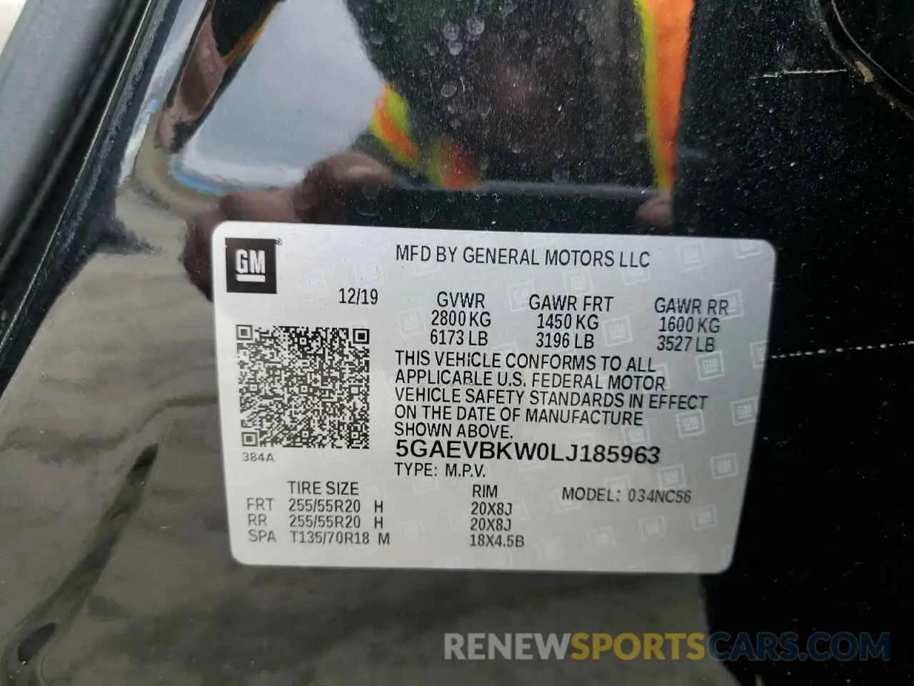 13 Фотография поврежденного автомобиля 5GAEVBKW0LJ185963 BUICK ENCLAVE 2020