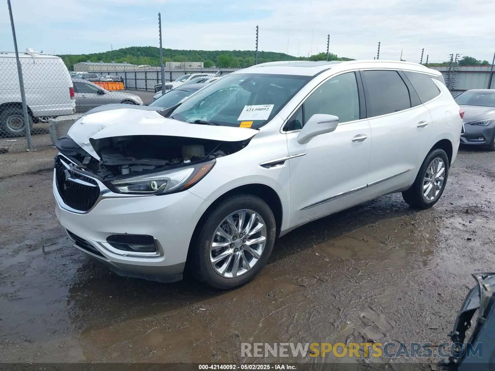 2 Photograph of a damaged car 5GAERBKW0MJ261431 BUICK ENCLAVE 2021