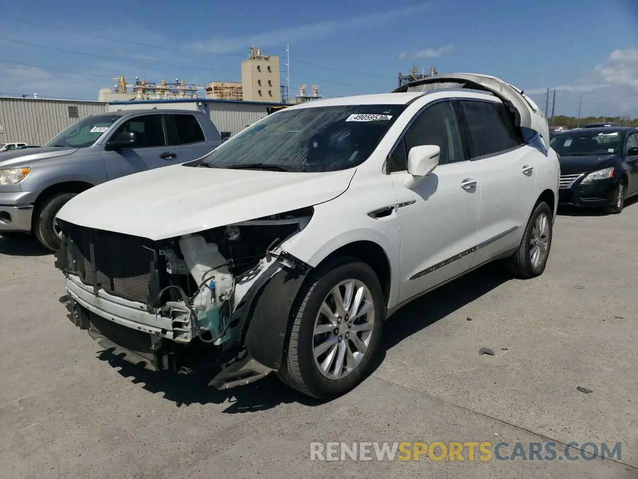 1 Photograph of a damaged car 5GAERCKW8MJ165066 BUICK ENCLAVE 2021