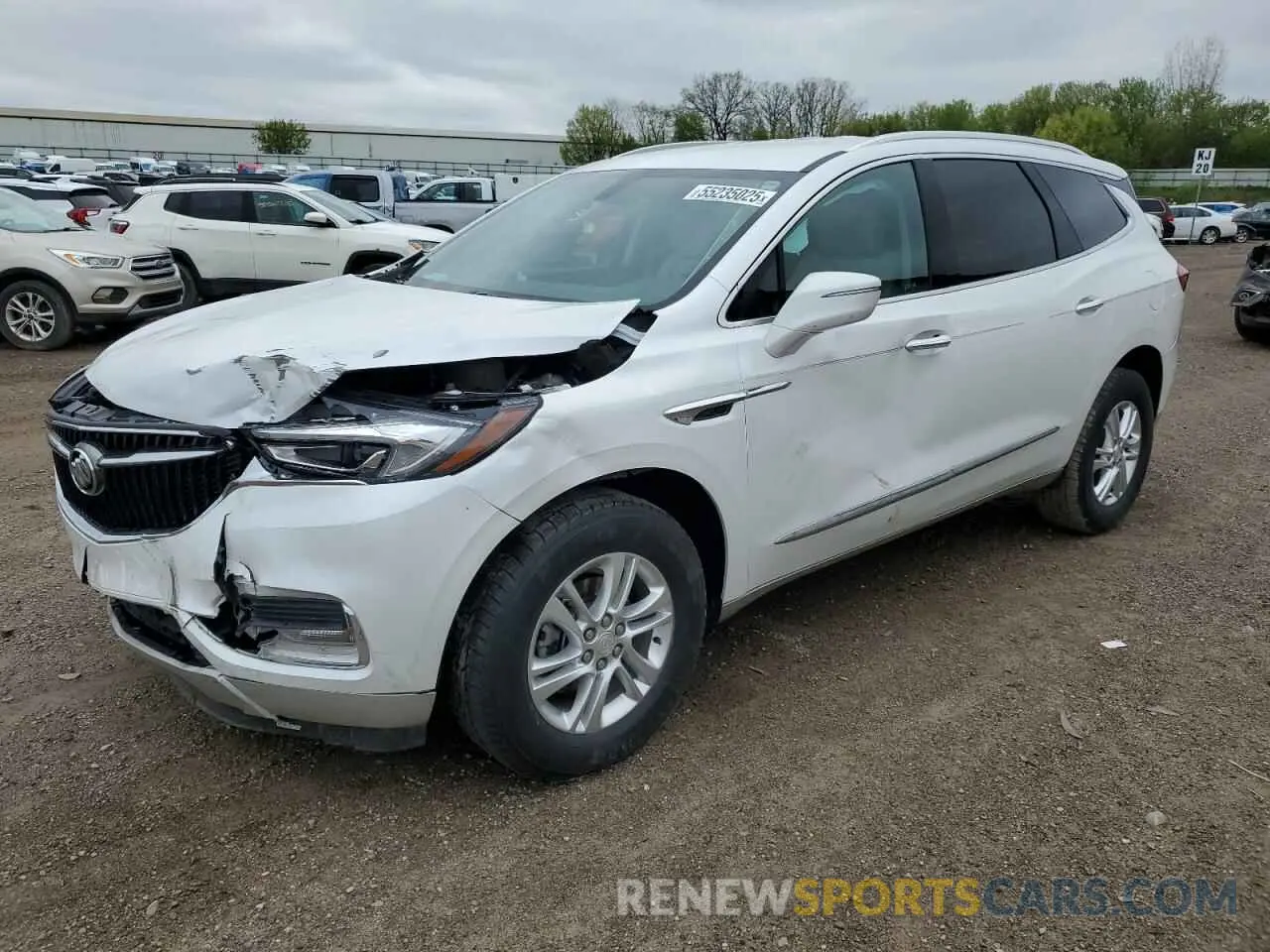 1 Photograph of a damaged car 5GAEVAKW2MJ147730 BUICK ENCLAVE 2021