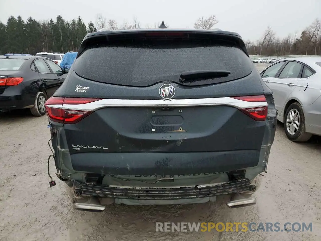 6 Фотография поврежденного автомобиля 5GAEVCKW4MJ150057 BUICK ENCLAVE 2021