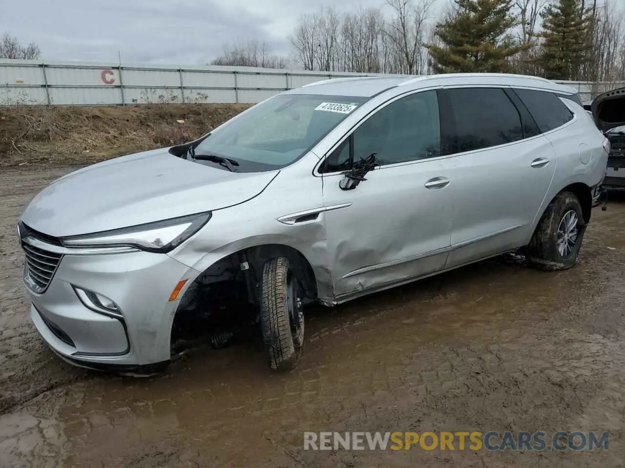 1 Photograph of a damaged car 5GAERBKW3NJ135954 BUICK ENCLAVE 2022