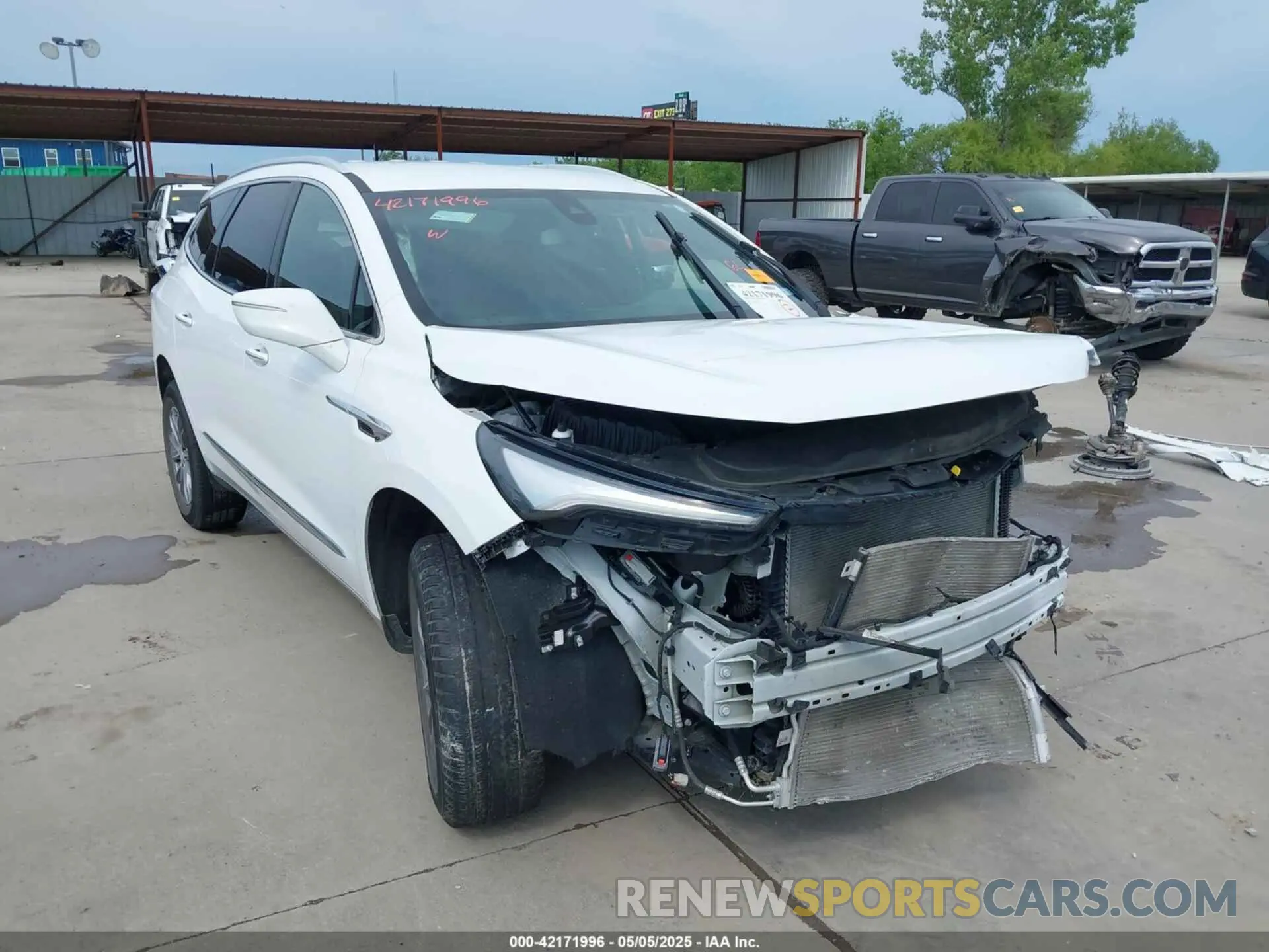 1 Photograph of a damaged car 5GAERBKW6NJ113463 BUICK ENCLAVE 2022
