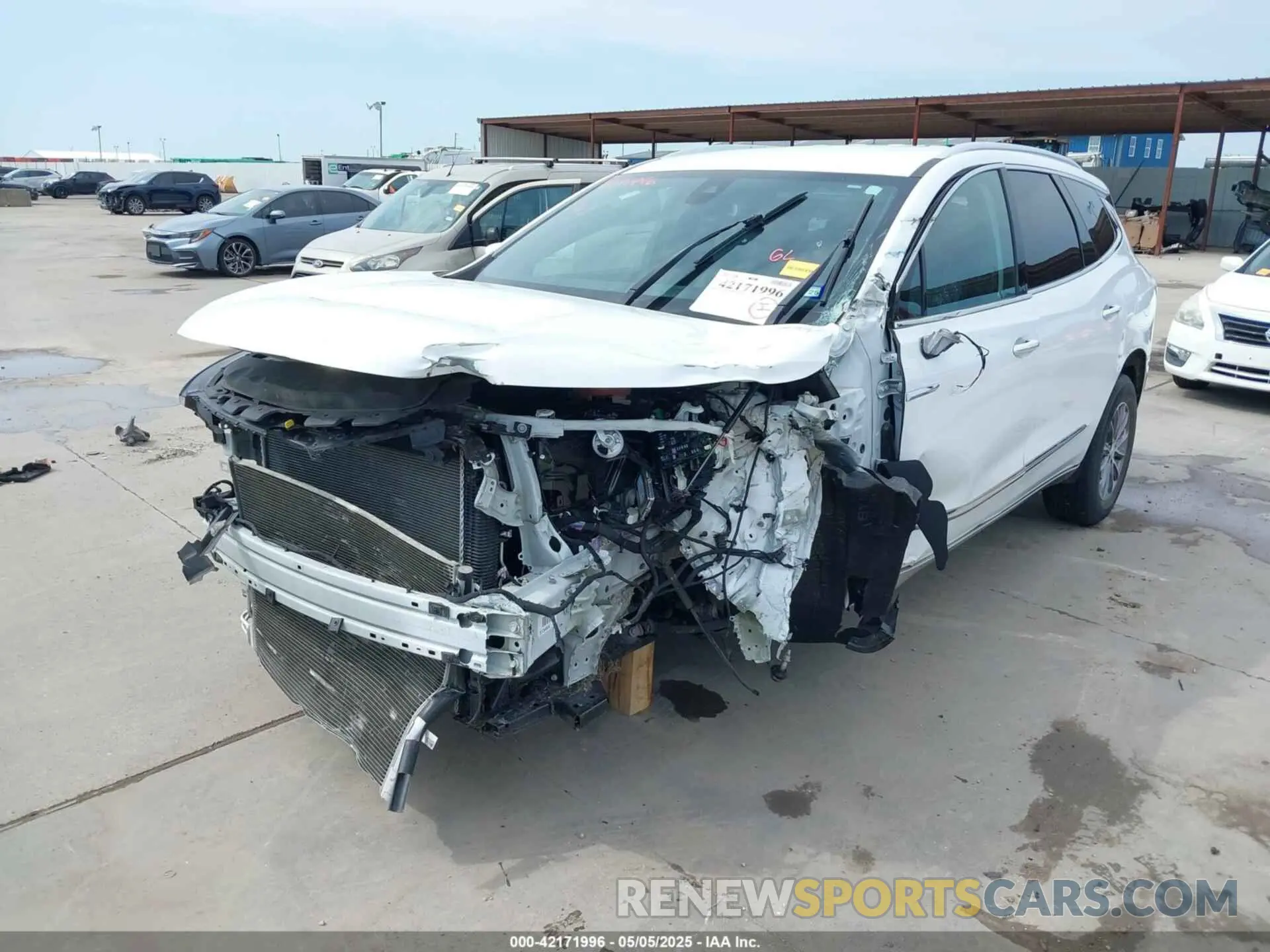 2 Photograph of a damaged car 5GAERBKW6NJ113463 BUICK ENCLAVE 2022