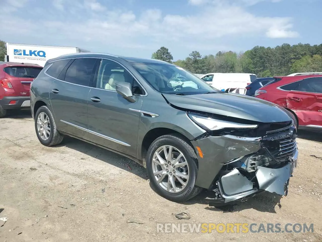 4 Photograph of a damaged car 5GAERCKW3NJ136897 BUICK ENCLAVE 2022