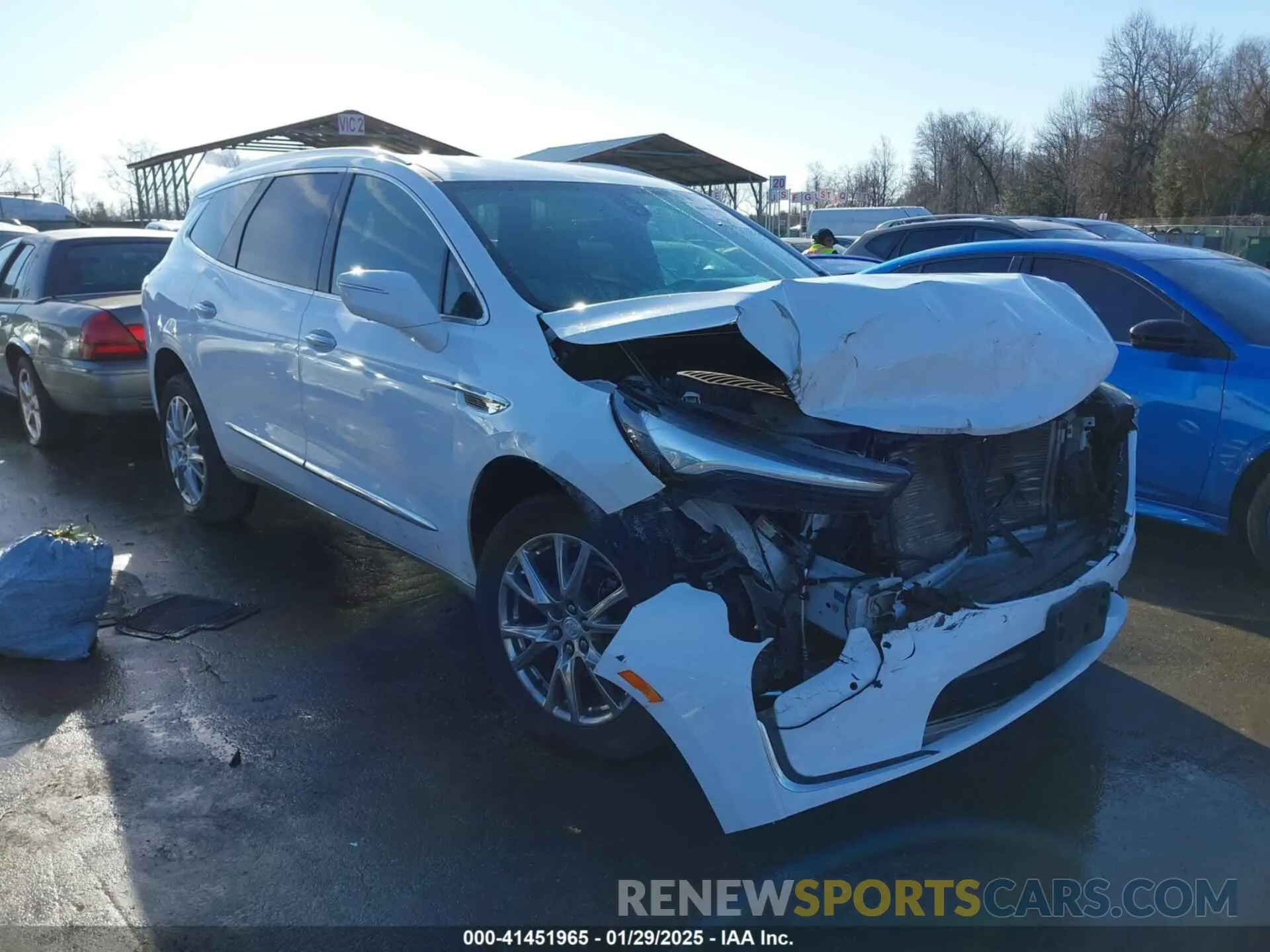 1 Фотография поврежденного автомобиля 5GAERCKW7NJ126549 BUICK ENCLAVE 2022