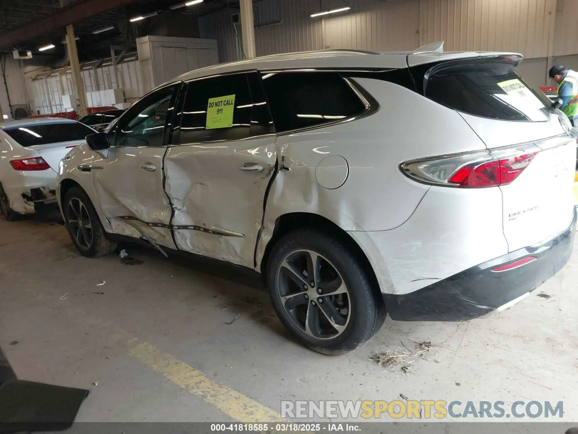 3 Фотография поврежденного автомобиля 5GAEVAKW9NJ181293 BUICK ENCLAVE 2022