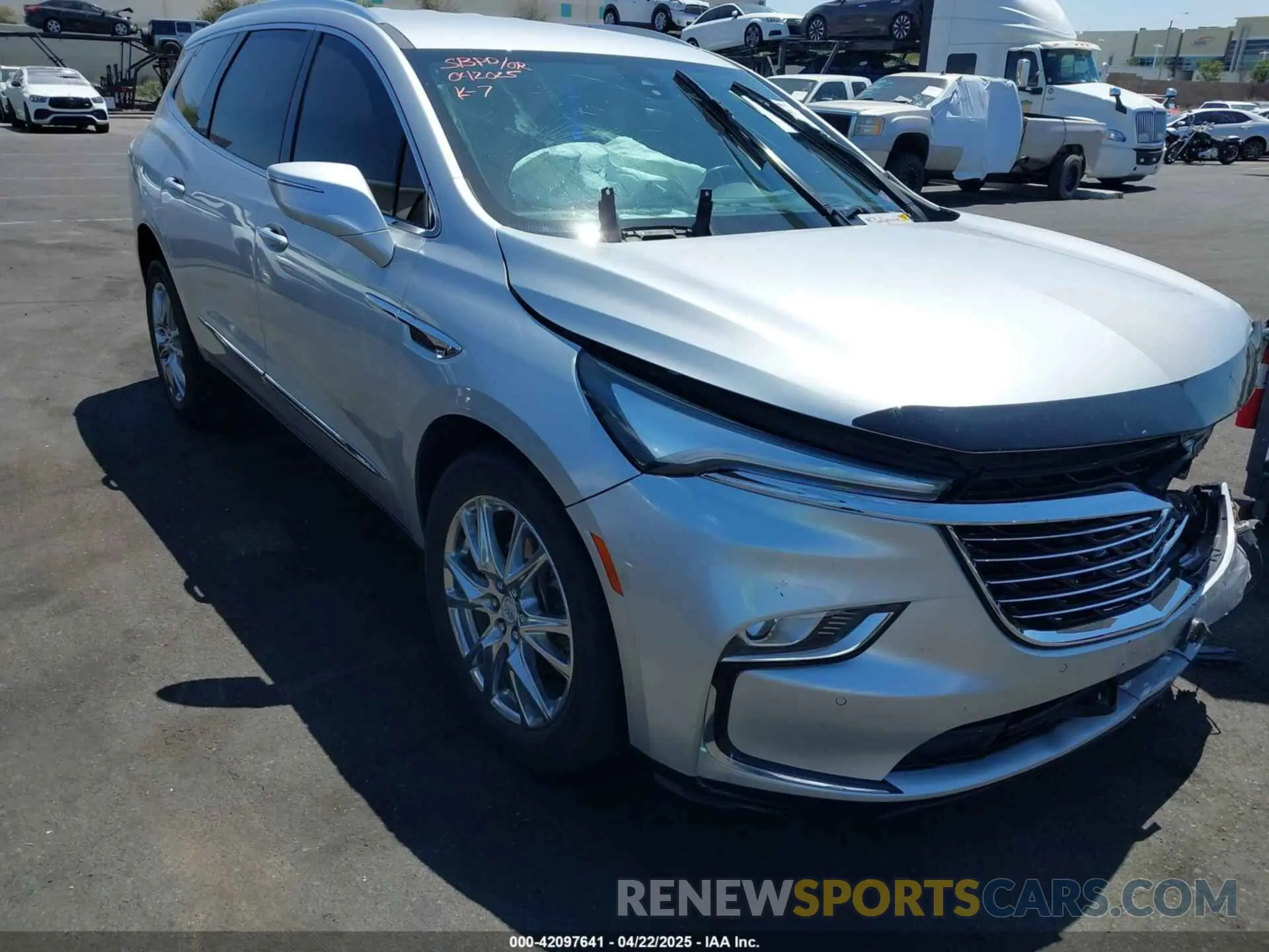 1 Photograph of a damaged car 5GAEVBKW1NJ113107 BUICK ENCLAVE 2022