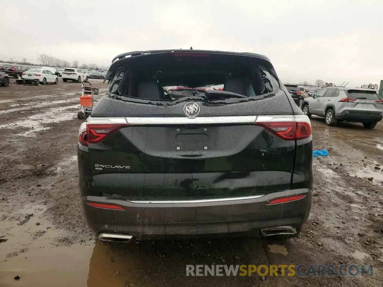 6 Фотография поврежденного автомобиля 5GAEVBKW2NJ110703 BUICK ENCLAVE 2022